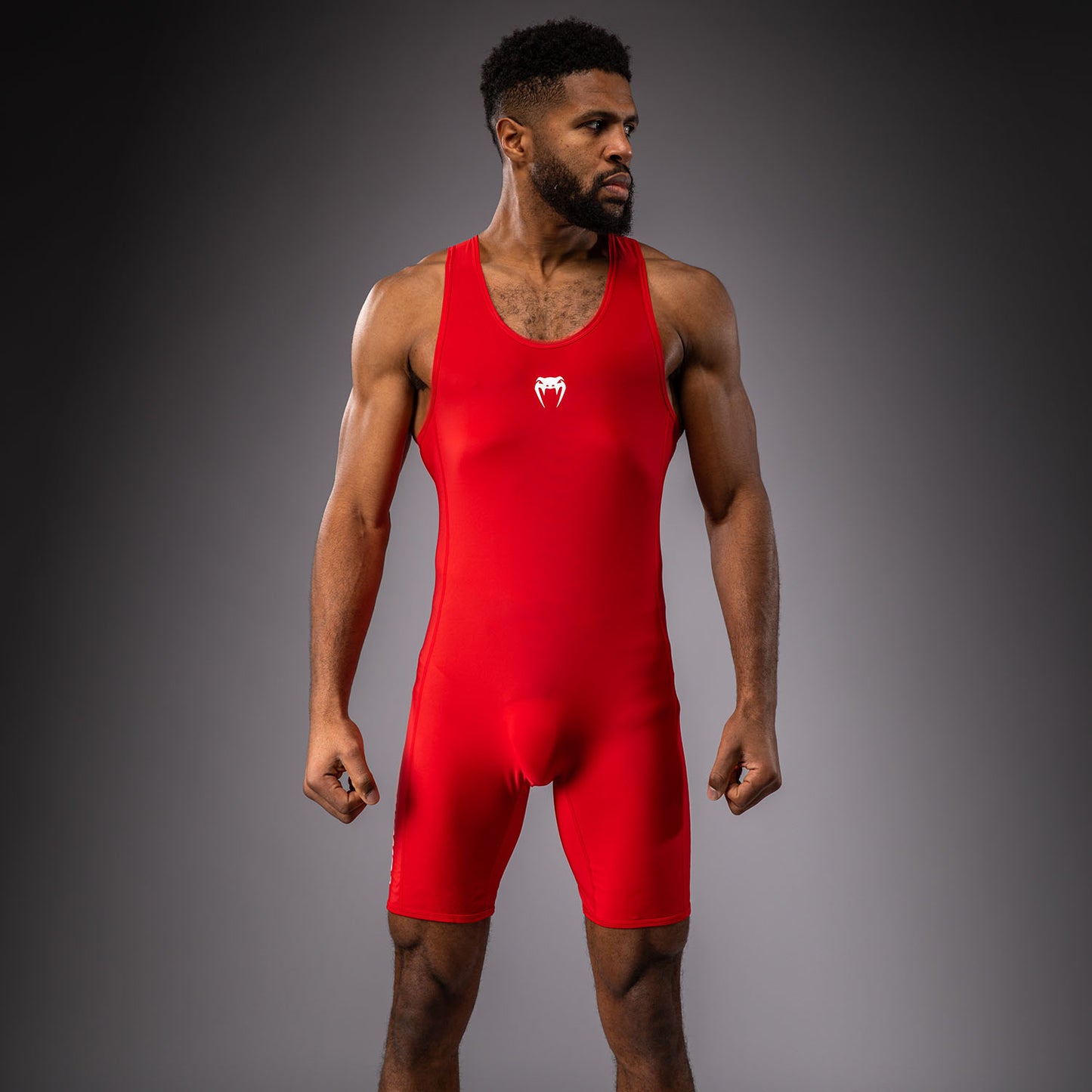 Venum Challenger 男士摔跤紧身衣 – 红色