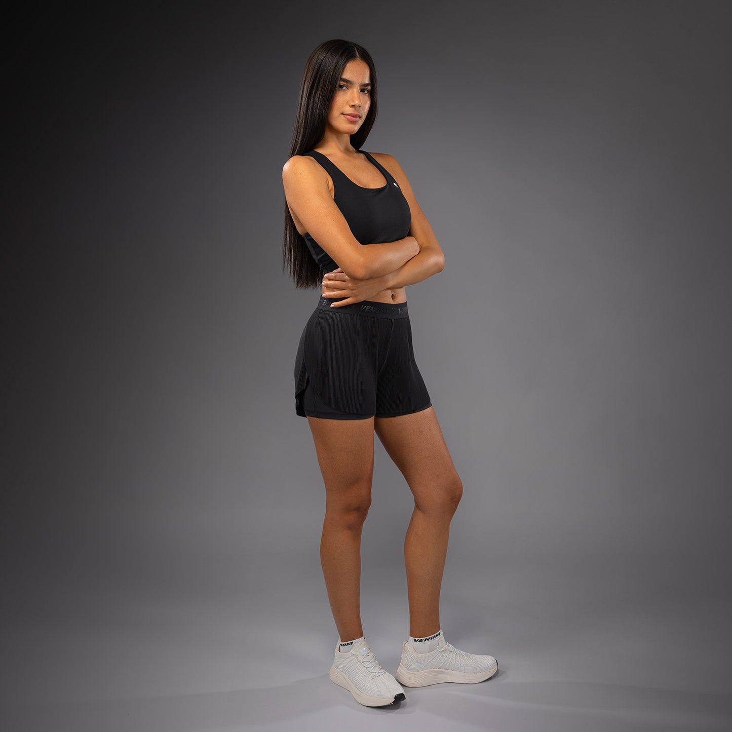 Venum Flowfit 女士训练短裤 – 黑色