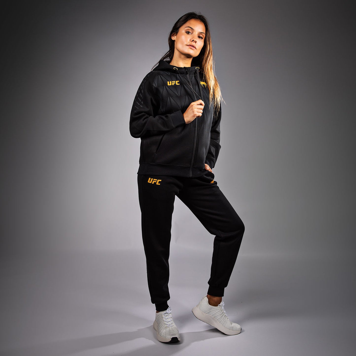 Women's UFC Zenith by Venum Replica 冠军拉链连帽衫