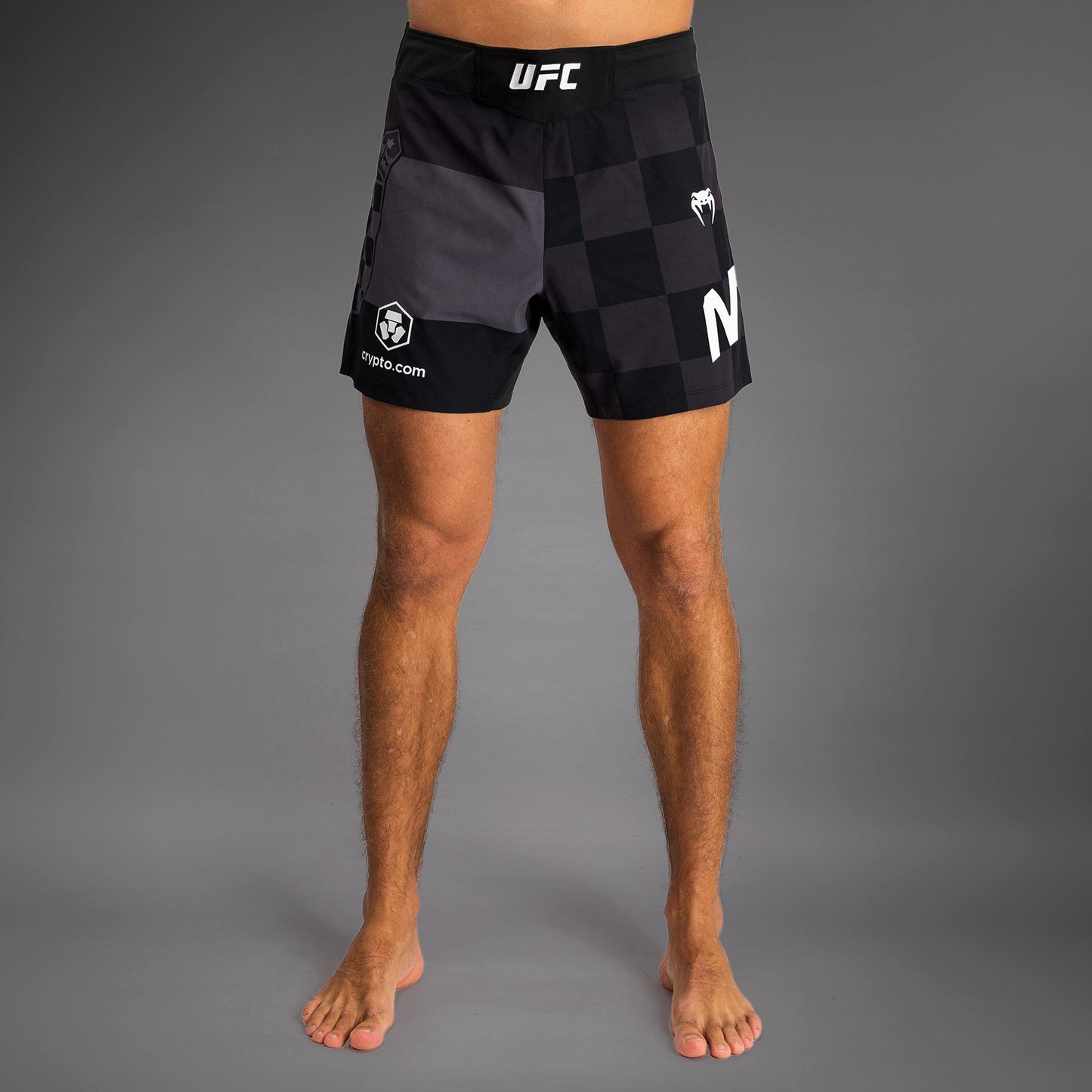 男士Venum UFC Unrivaled Black Stipe Miocic短款格斗短裤