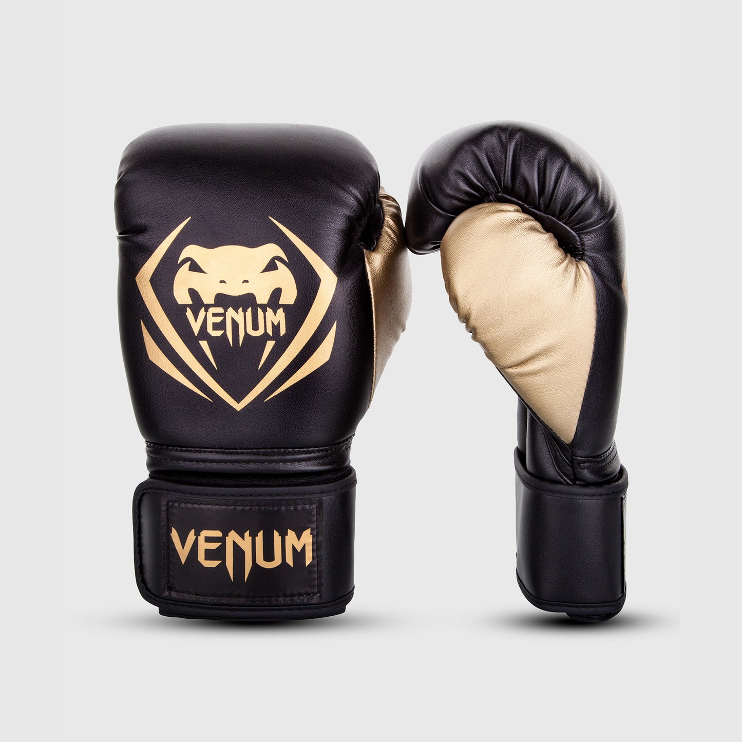 Venum Contender 拳击手套 – 黑色/金色