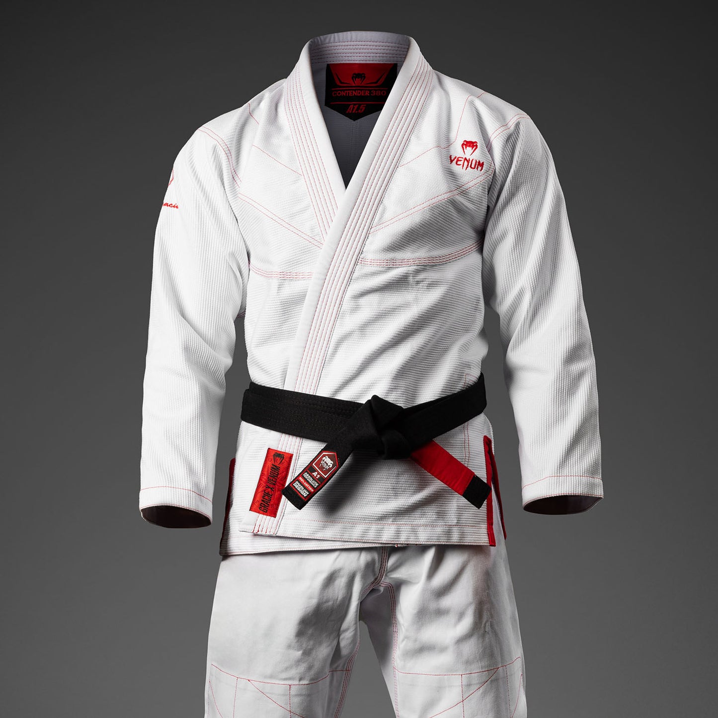 Venum X Roger Gracie Academy 柔术服 – 白色/红色
