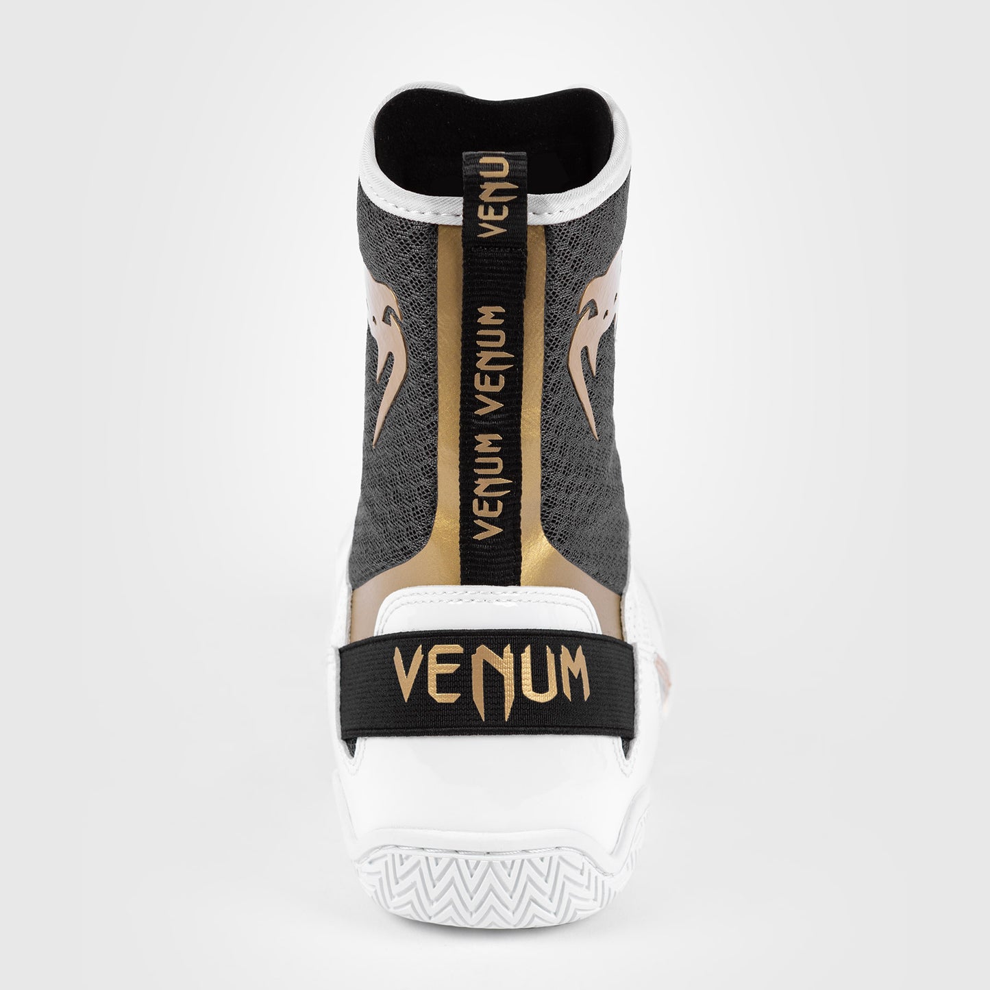 Venum Elite 拳击鞋 – 白色/黑色/金色