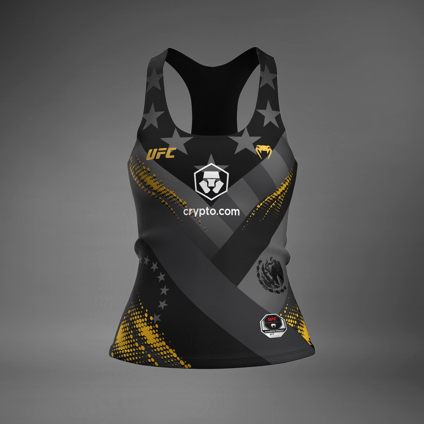 Women’s UFC Unrivaled by Venum 黑色Julianna Peña运动长款内衣