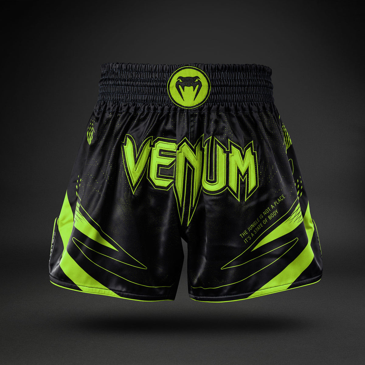 Venum Amazonia Reborn 泰拳短裤 - 黑色/绿色
