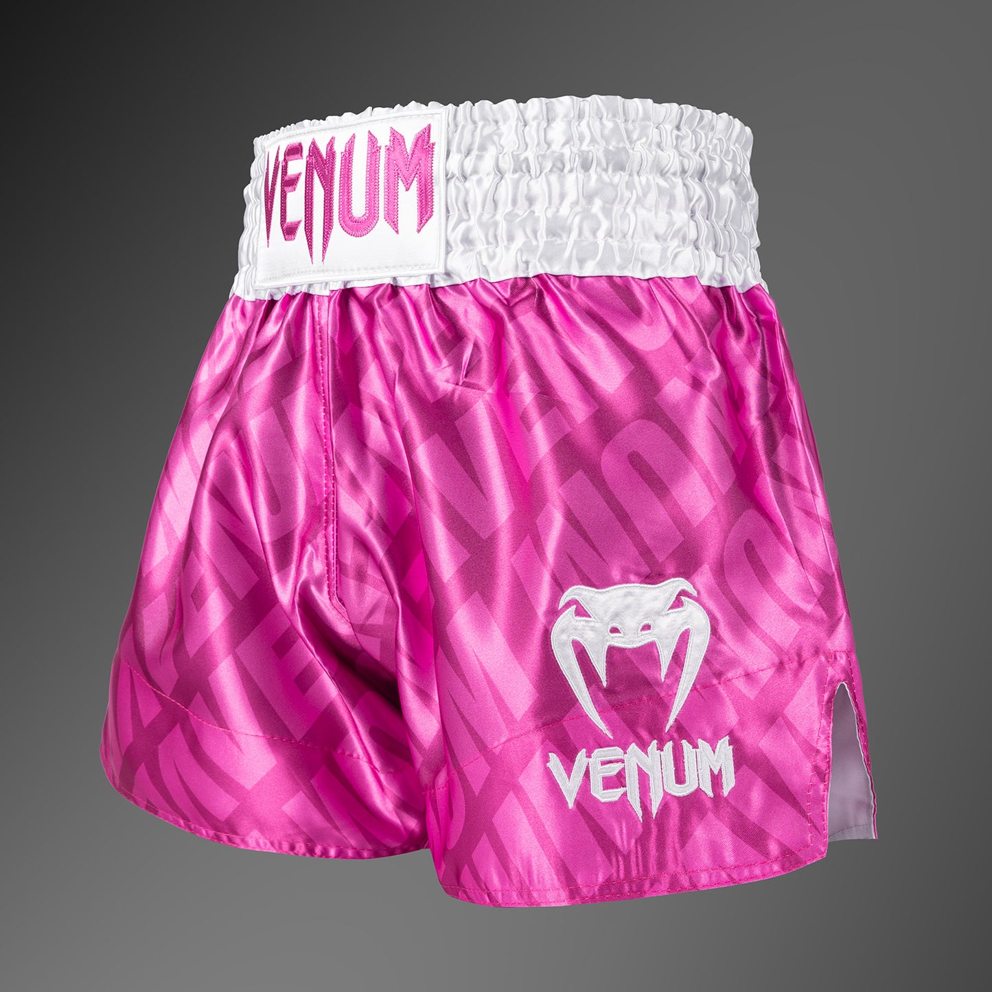 Venum Contender XT 泰拳短裤 – 糖果粉/白色