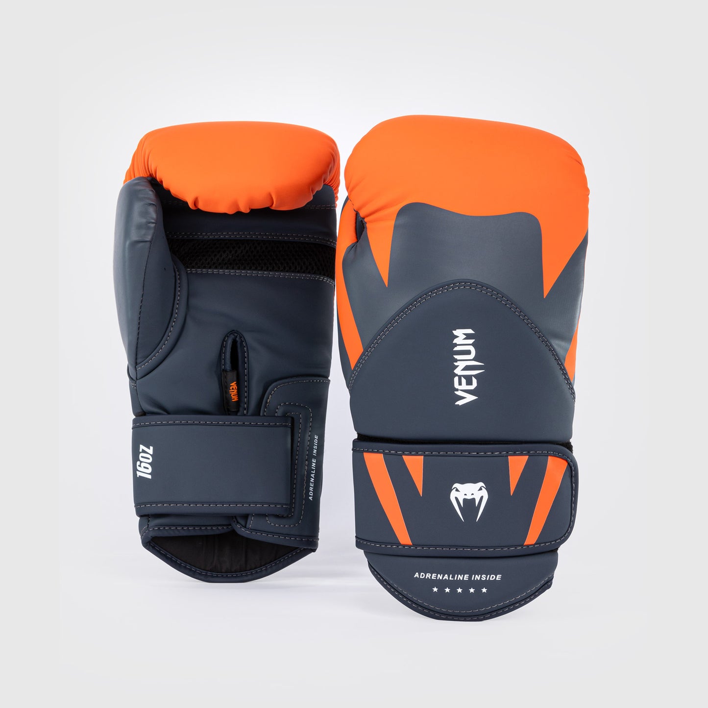 Venum Challenger 4.0 拳击手套 – 橙色/藏青色