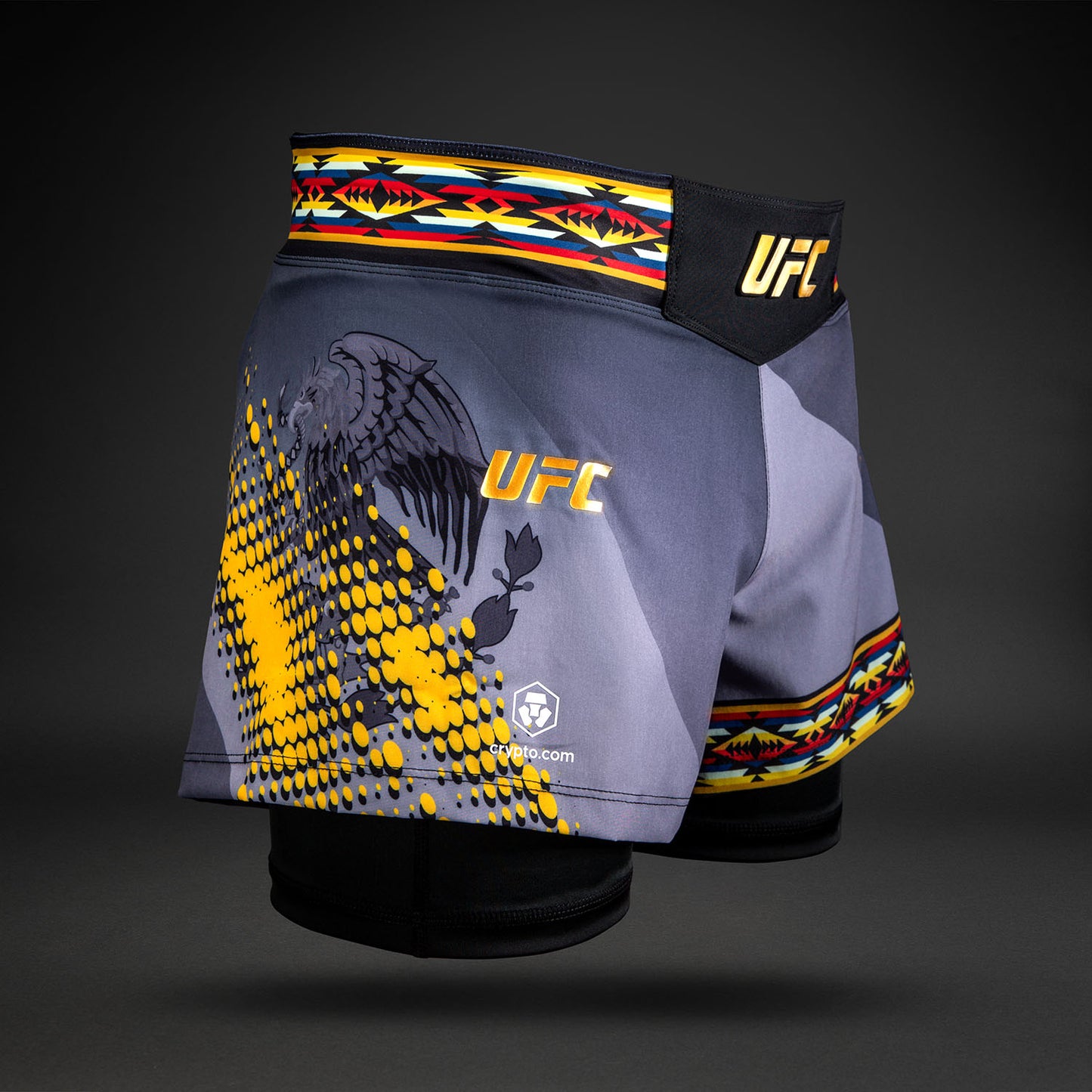 Women’s UFC Unrivaled by Venum 黑色Julianna Peña短款格斗短裤