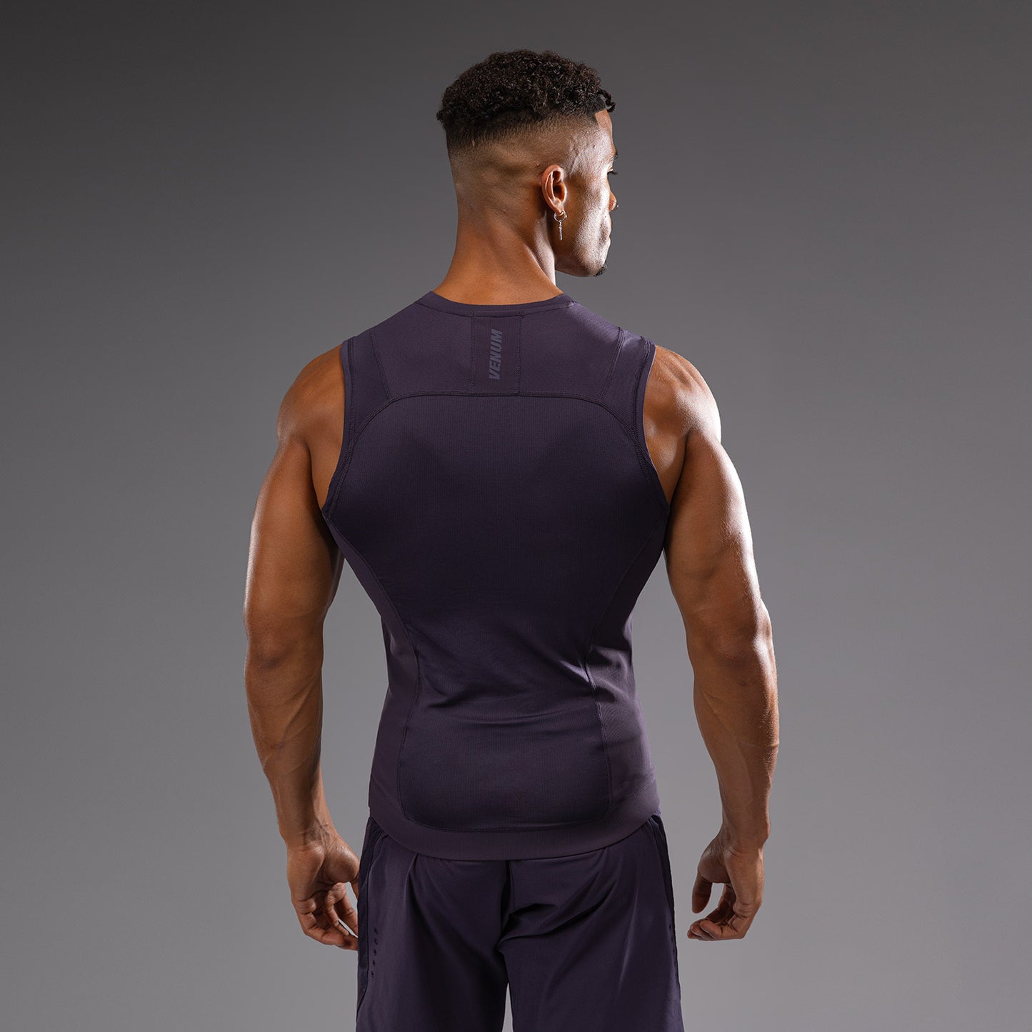 Venum G-Fit Air 男士无袖紧身防磨衣 – 深紫色