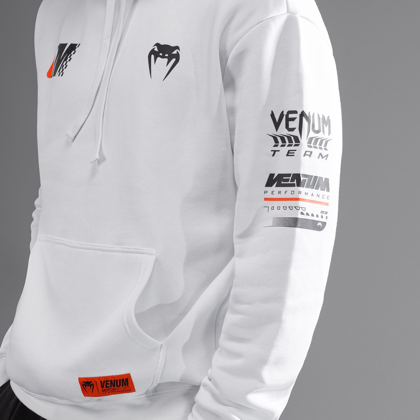 Venum Motorsport 连帽衫 – 雪白色