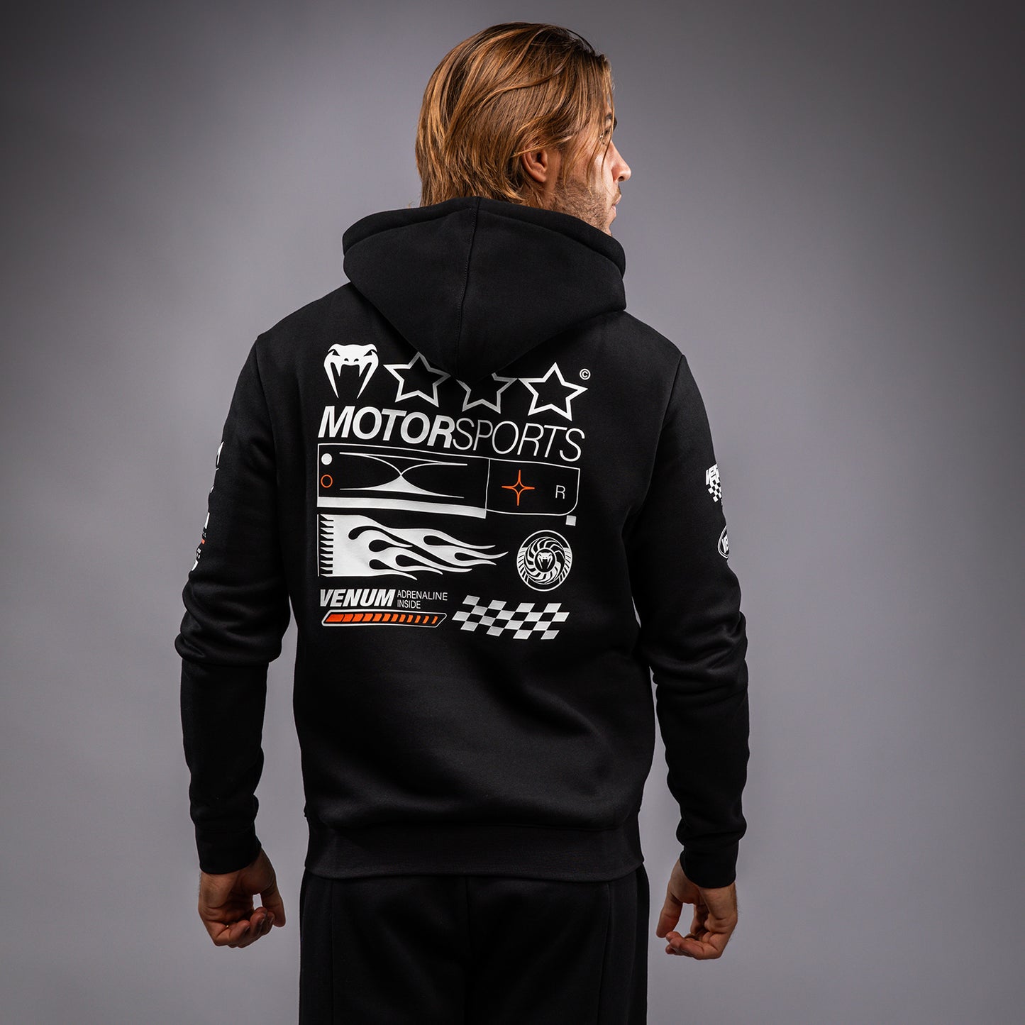 Venum Motorsport 连帽衫 – 深黑色