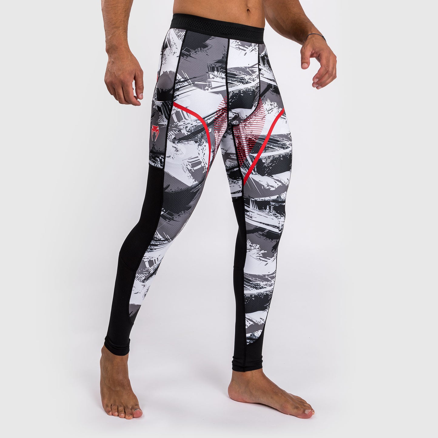 Venum Electron 3.0 紧身裤 – 灰色/红色