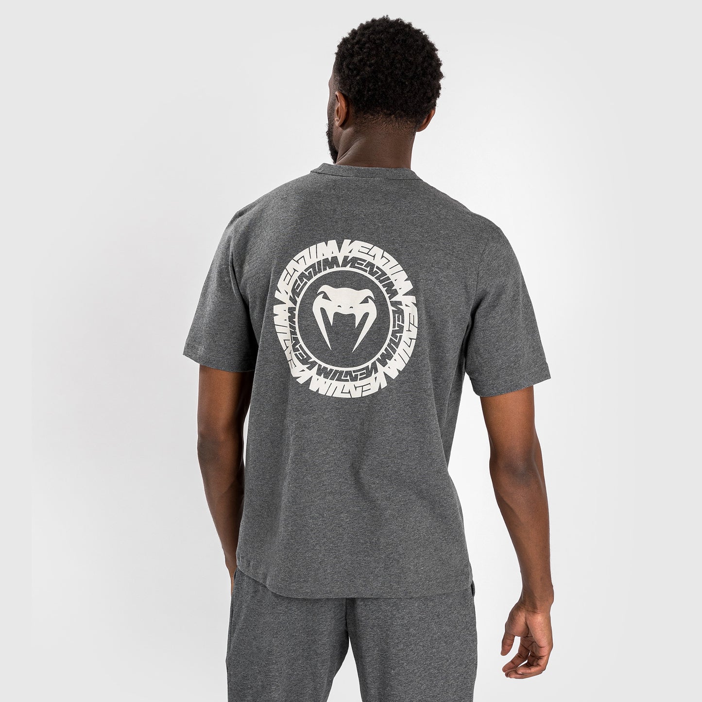 Venum Vortex XL 男士棉质T恤 – 深花灰色
