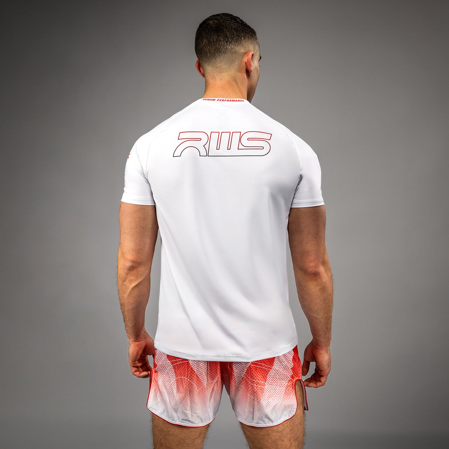 Venum x RWS 2.0 男士 Dry-Tech T恤 – 白色/红色