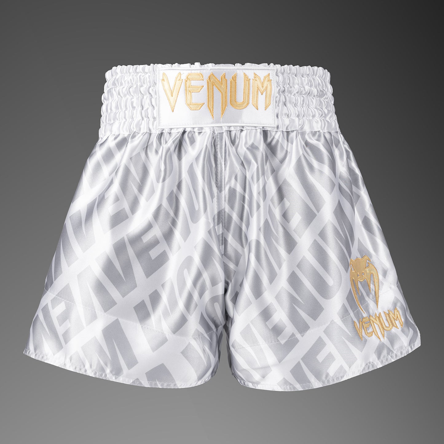 Venum Contender XT 泰拳短裤 – 白色/银色