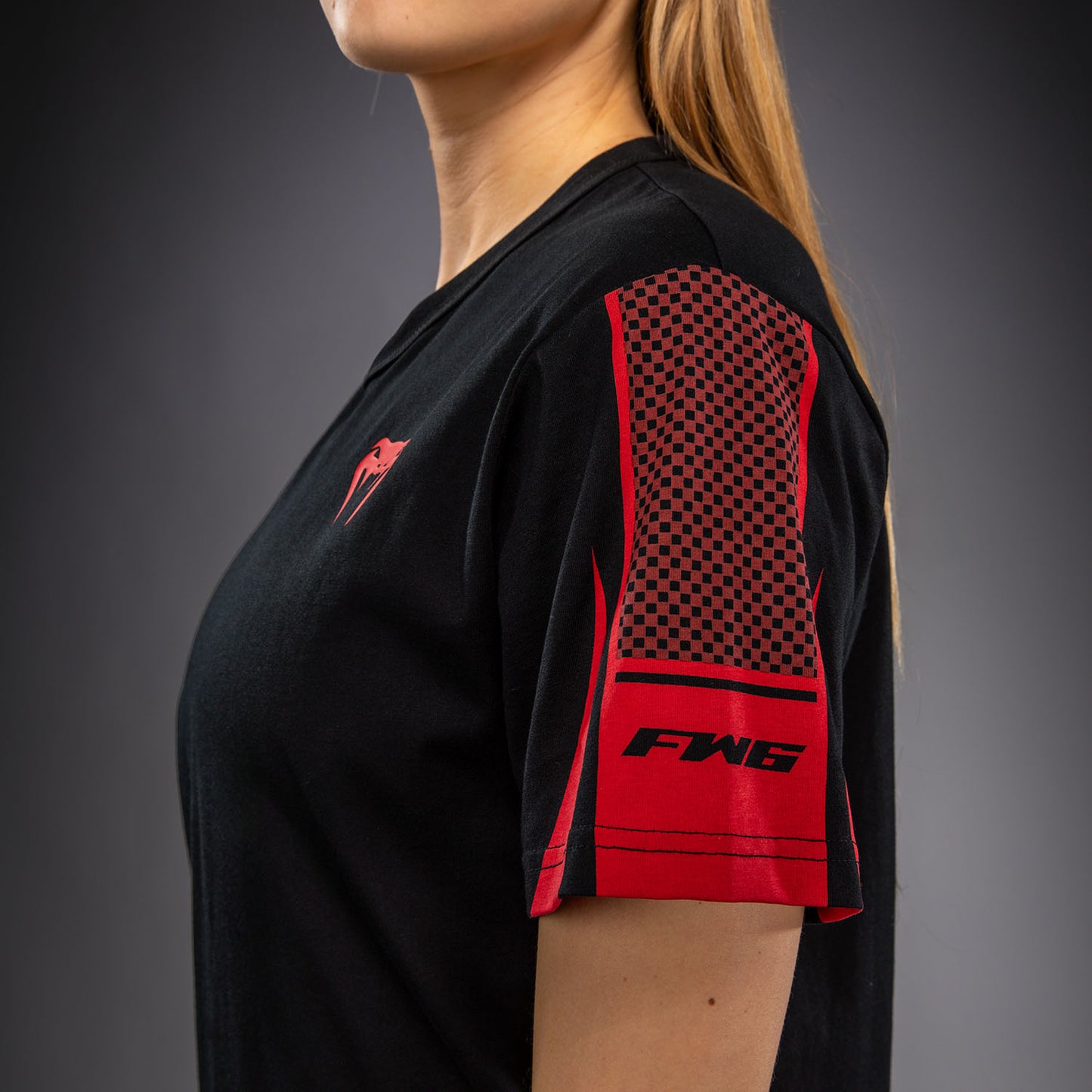 Venum UFC Unity by Venum Authentic Fight Week 女子短袖T恤 - 黑色