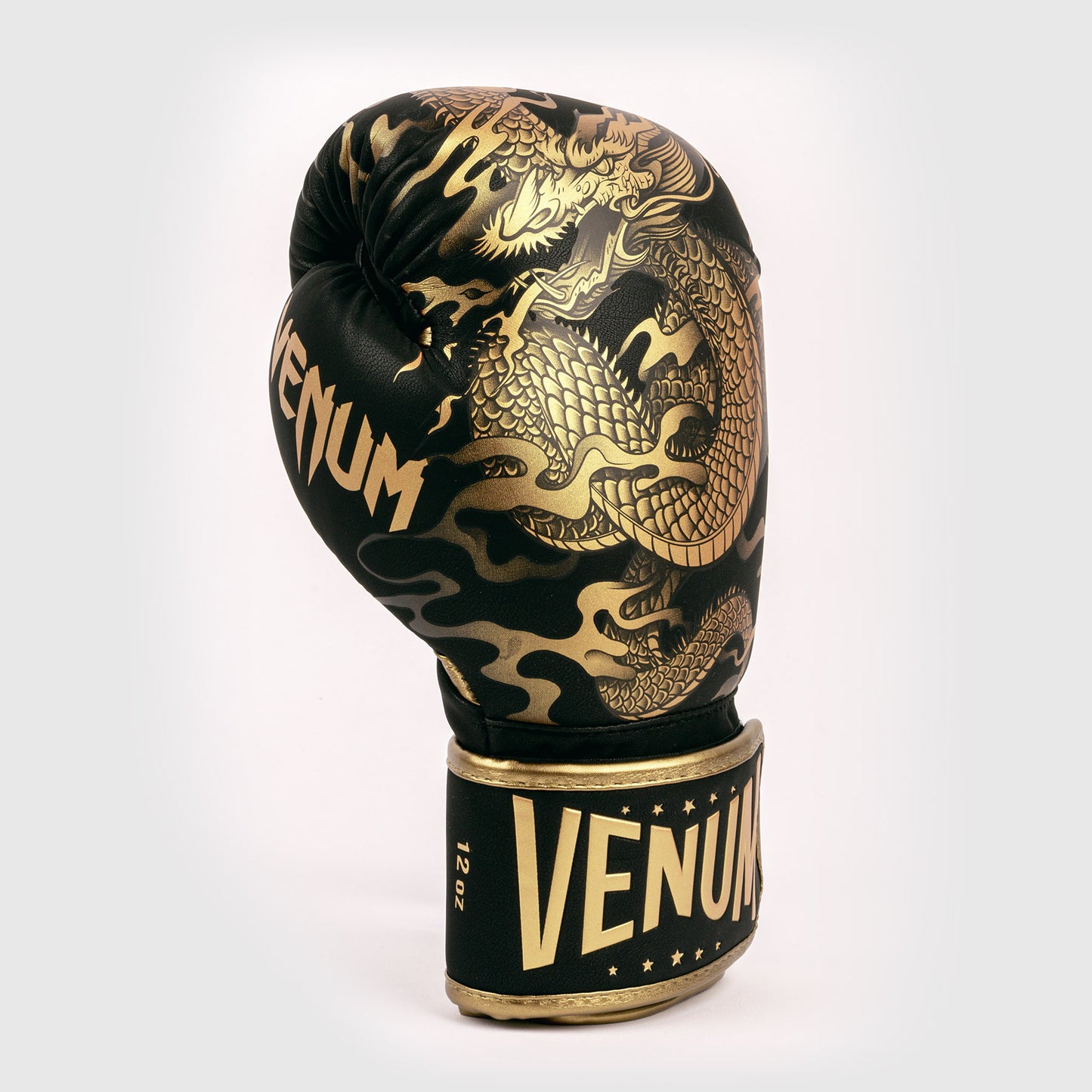 Venum Dragon's Flight 拳击手套 – 黑色/青铜色