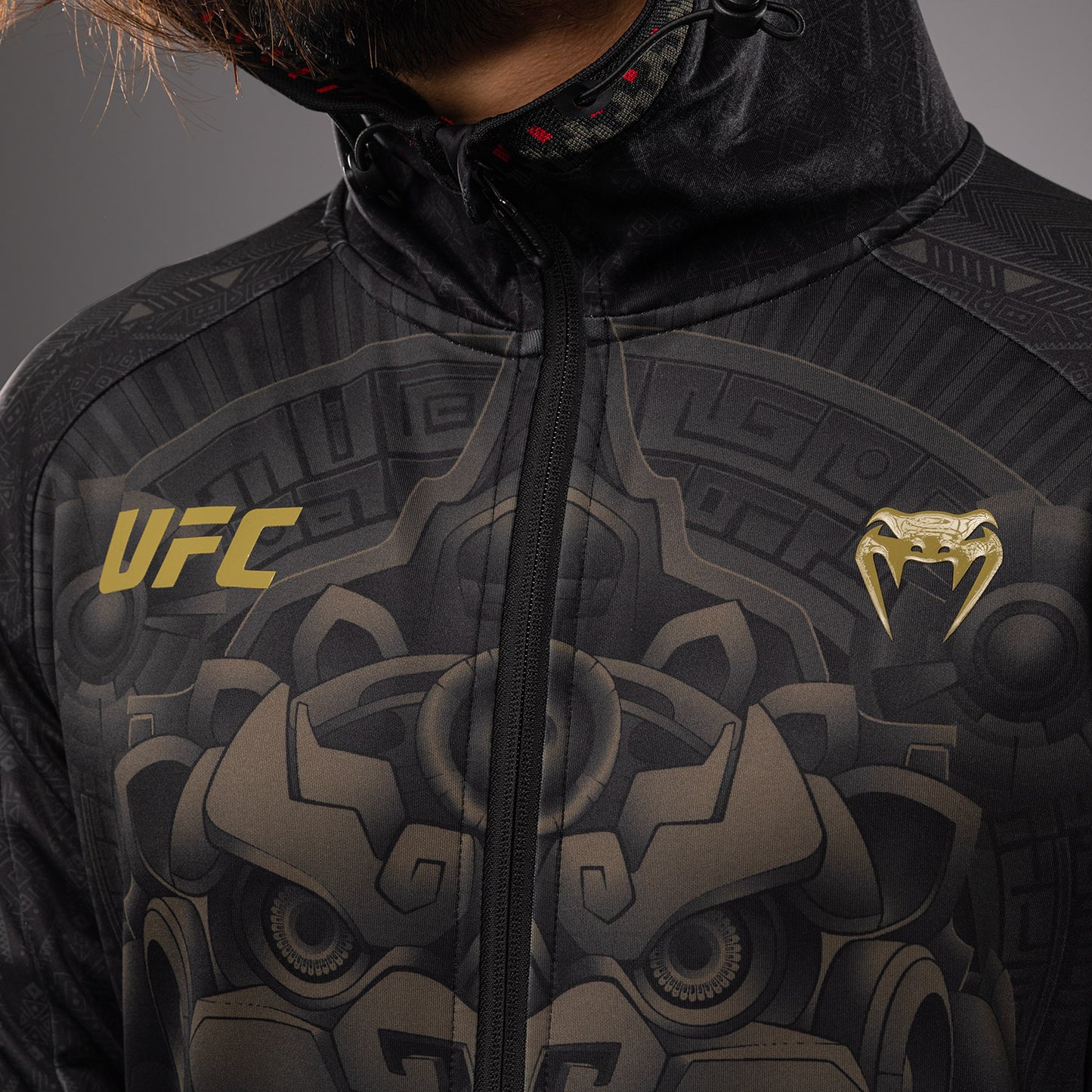 Men’s Noche UFC 2.0 By Venum 黑色 Authentic Fight Night 连帽衫