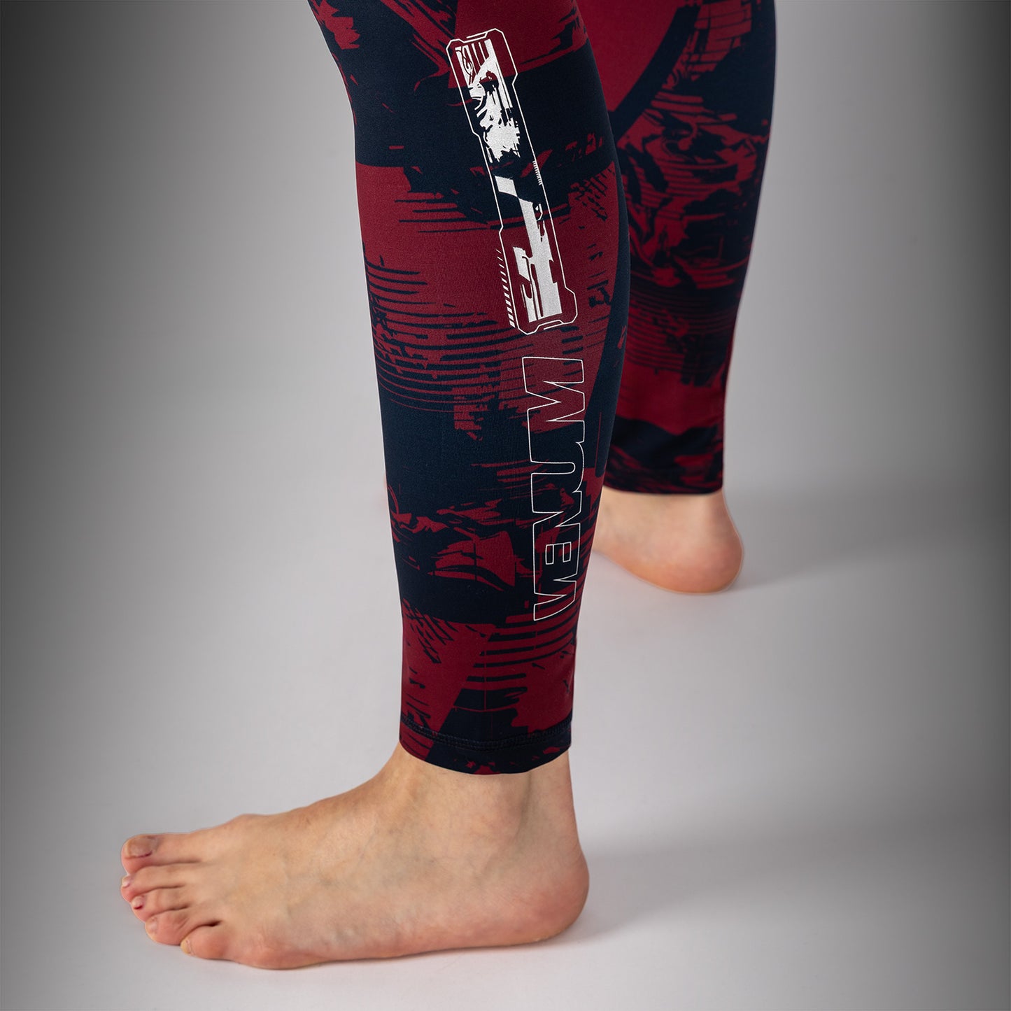 Women's UFC Zenith by Venum 酒红色 Authentic格斗紧身裤