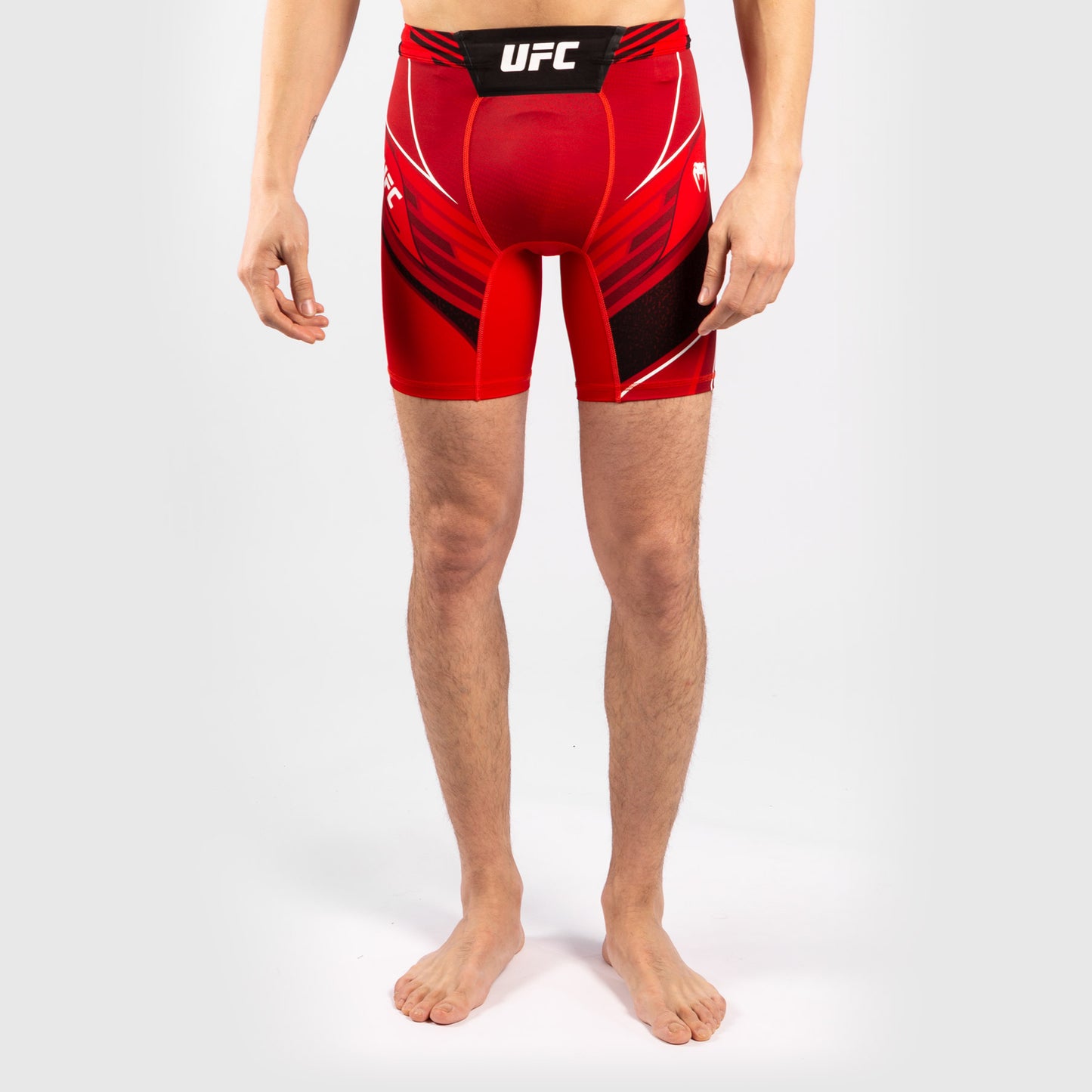 UFC Venum Authentic Fight Night Men's Vale Tudo Shorts - Short Fit - Red