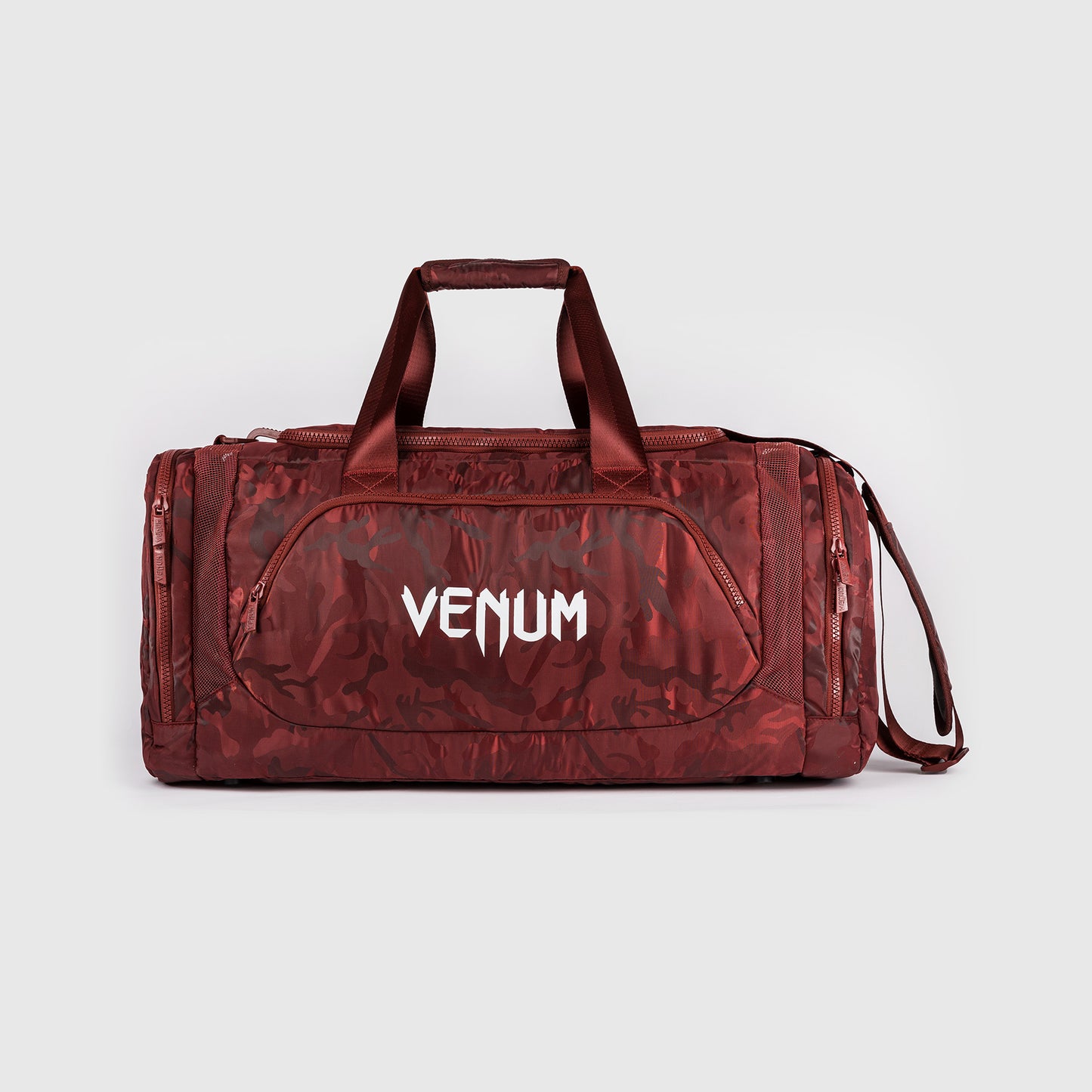 Venum Trainer Lite 运动包 (48升) – 迷彩/酒红色