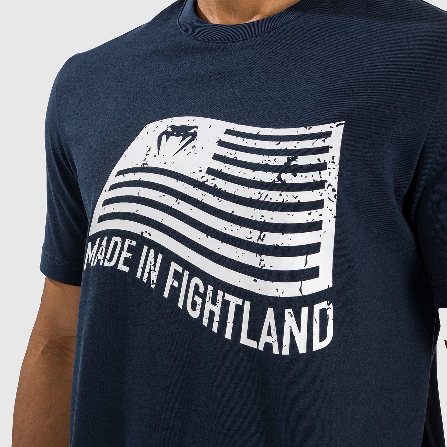 Venum Made in Fightland T恤 – 藏青色/白色