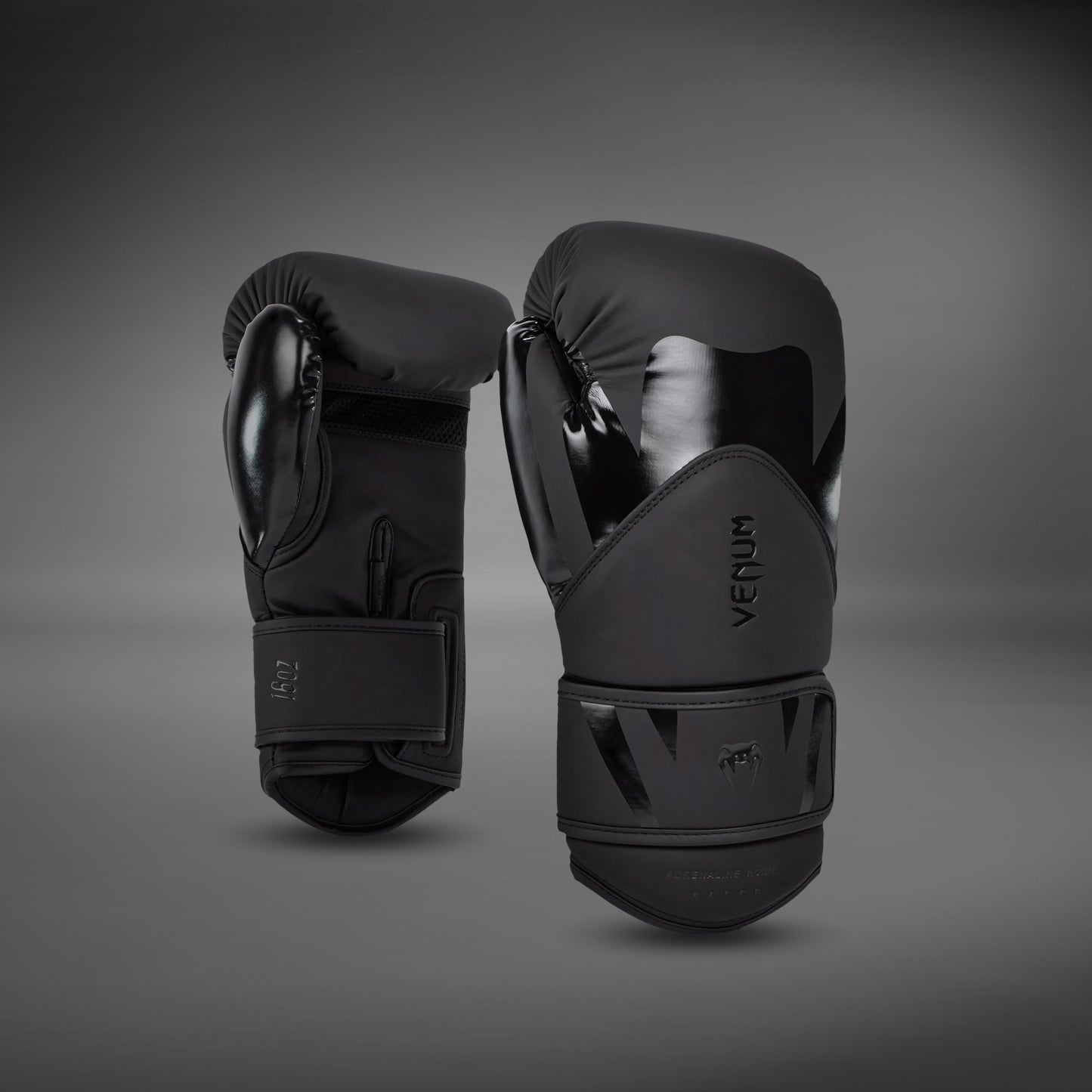 Venum Challenger 4.0 拳击手套 – 黑色/黑色