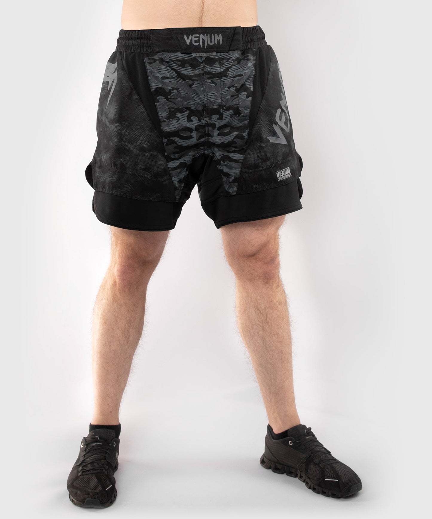Venum Defender Fightshort - Dark camo