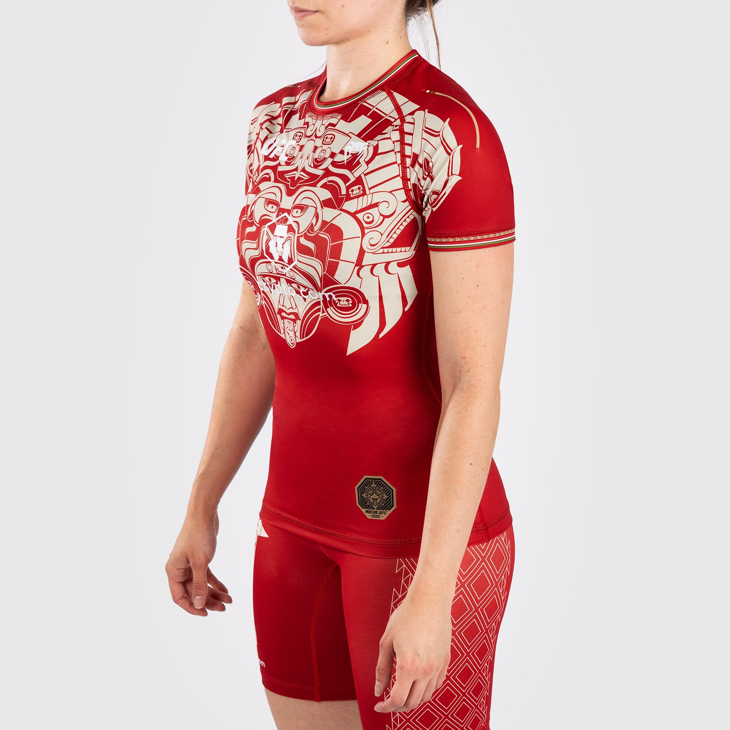 Noche UFC By Venum Authentic Fight Night 女士紧身防磨衣–红色
