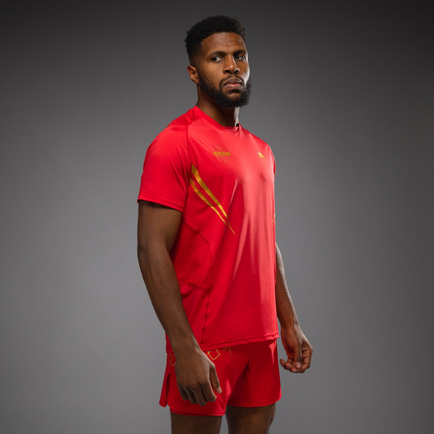 Venum x WOW FC Dry Tech T恤 – 火红色/金色