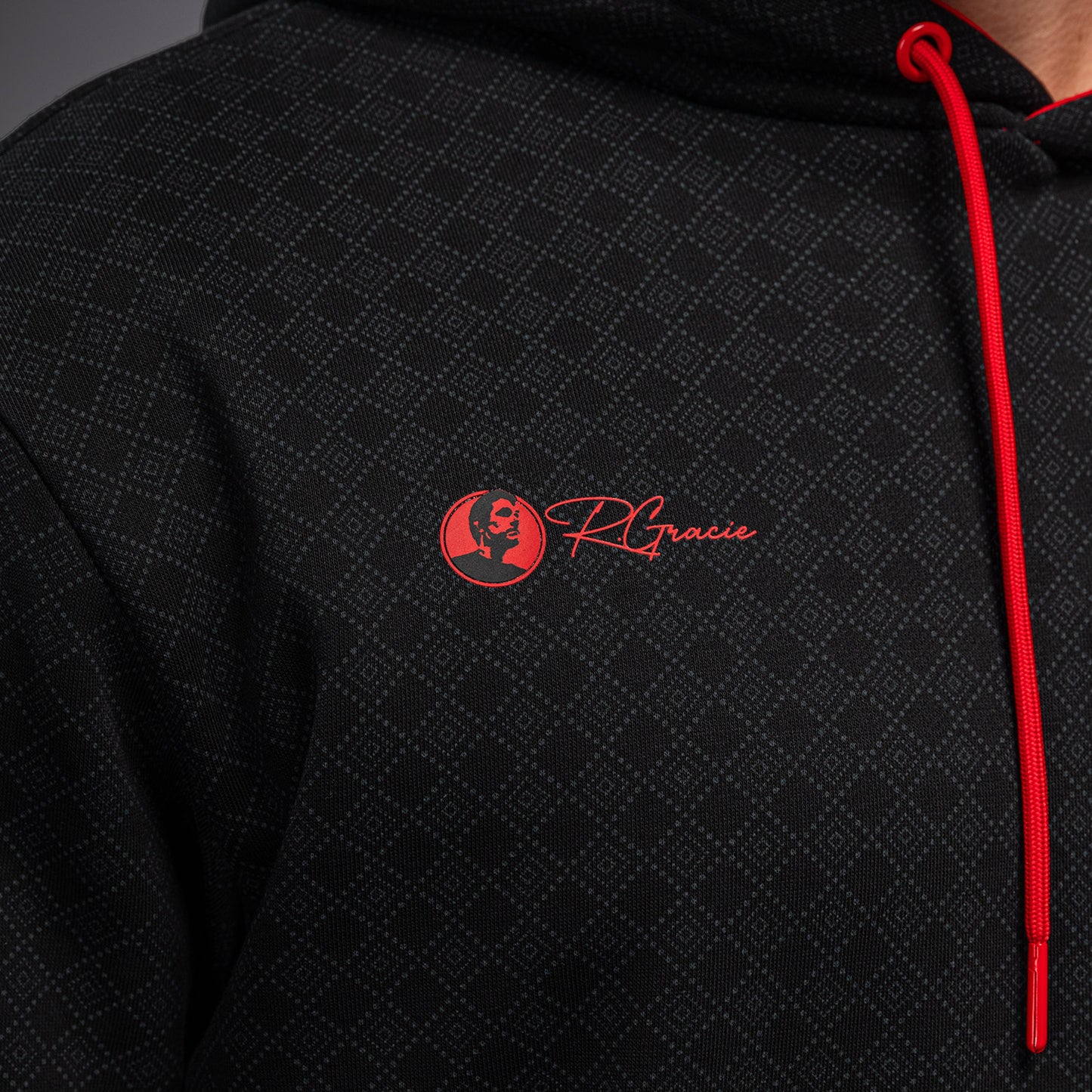 Venum X Roger Gracie Academy 连帽衫 – 黑色/红色