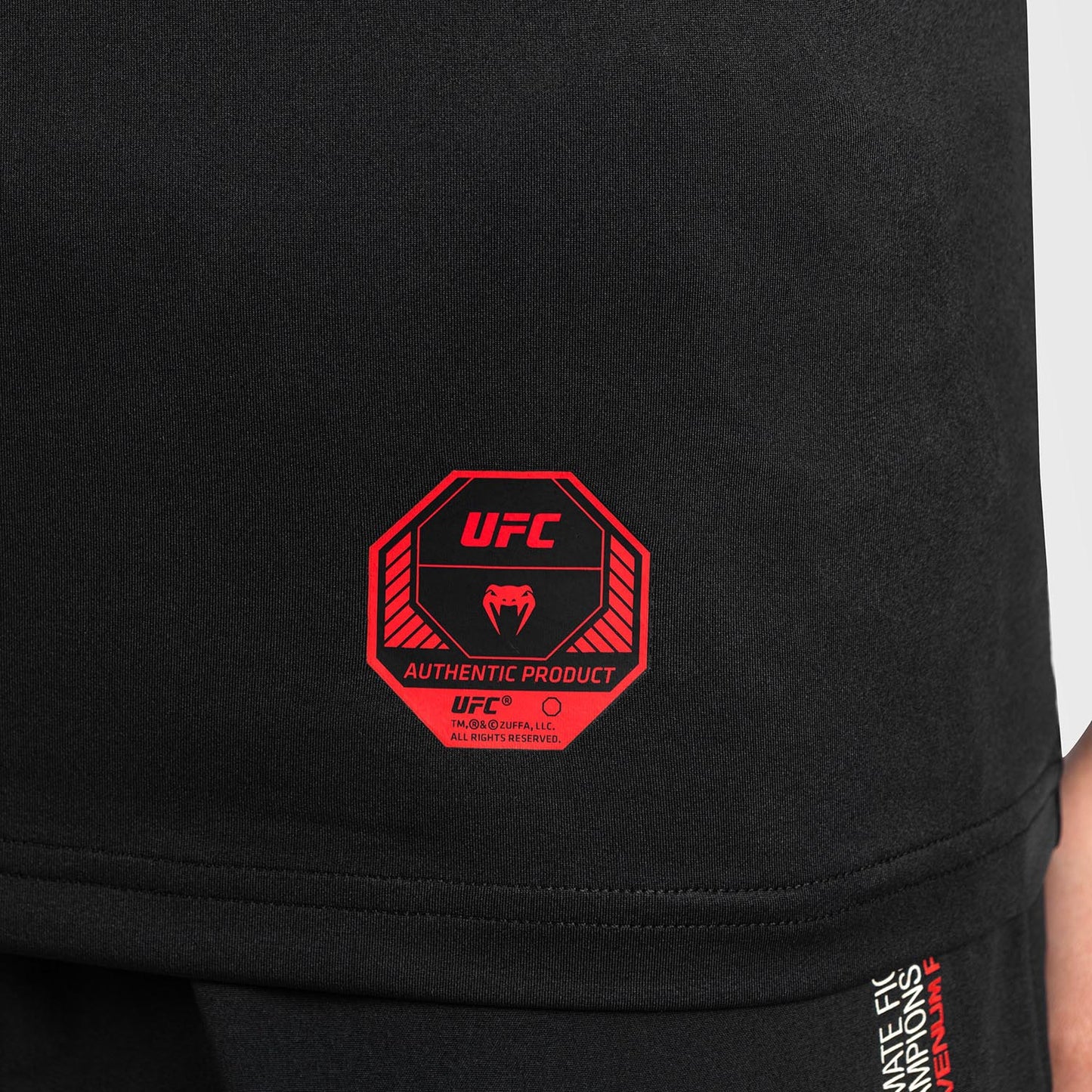 UFC Adrenaline by Venum Fight Week 女士 Dry Tech T恤 – 黑色
