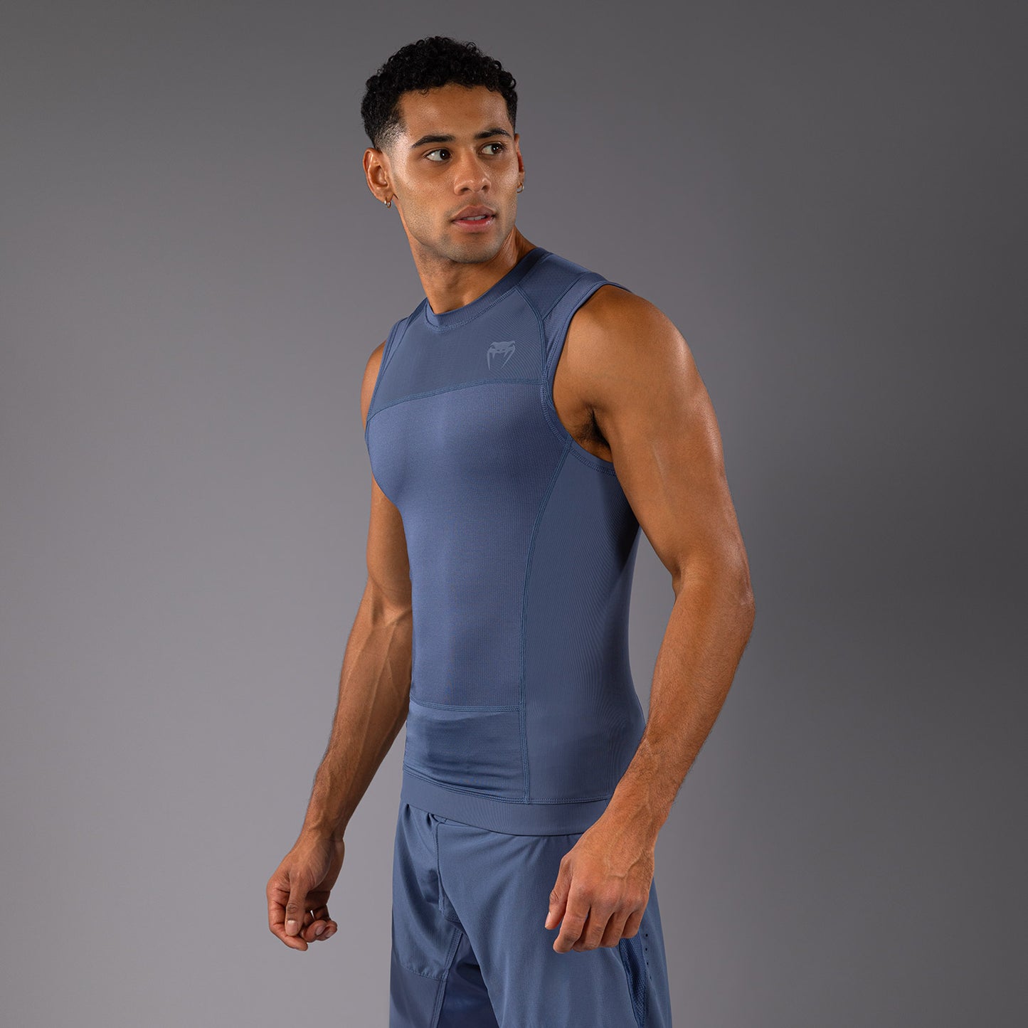 Venum G-Fit Air 男士无袖紧身防磨衣 – 雾蓝色