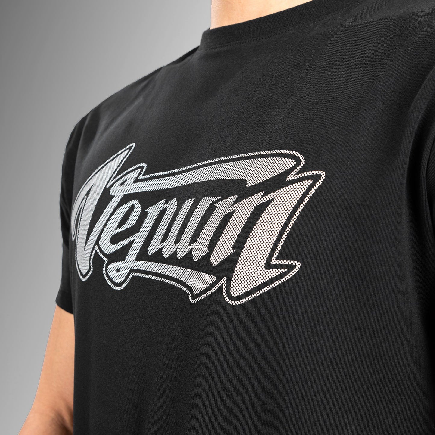 Venum Absolute 2.0 Adjusted Fit T恤–黑色/银色