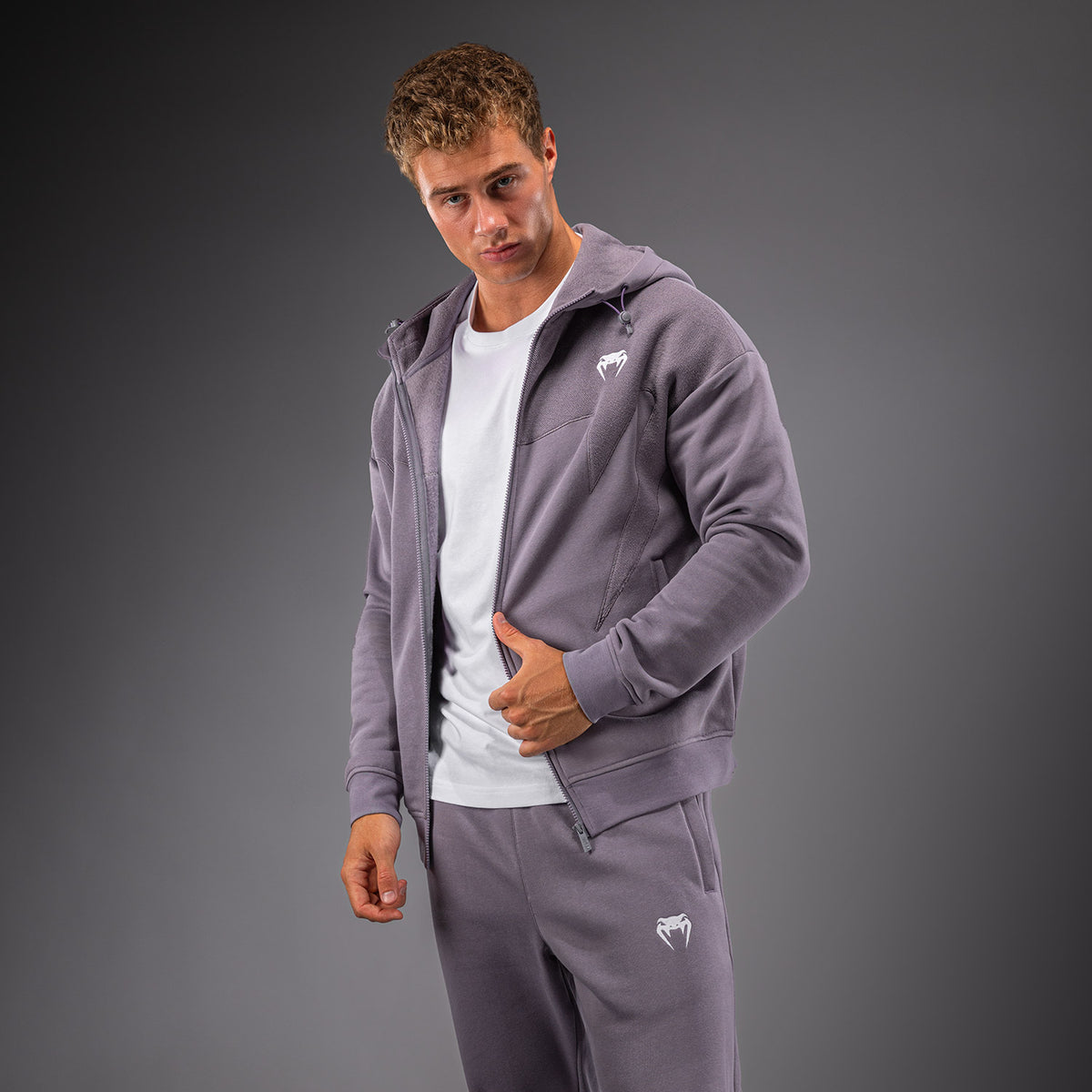 Venum Attack Fleece & Weave 运动夹克 - 薰衣草灰