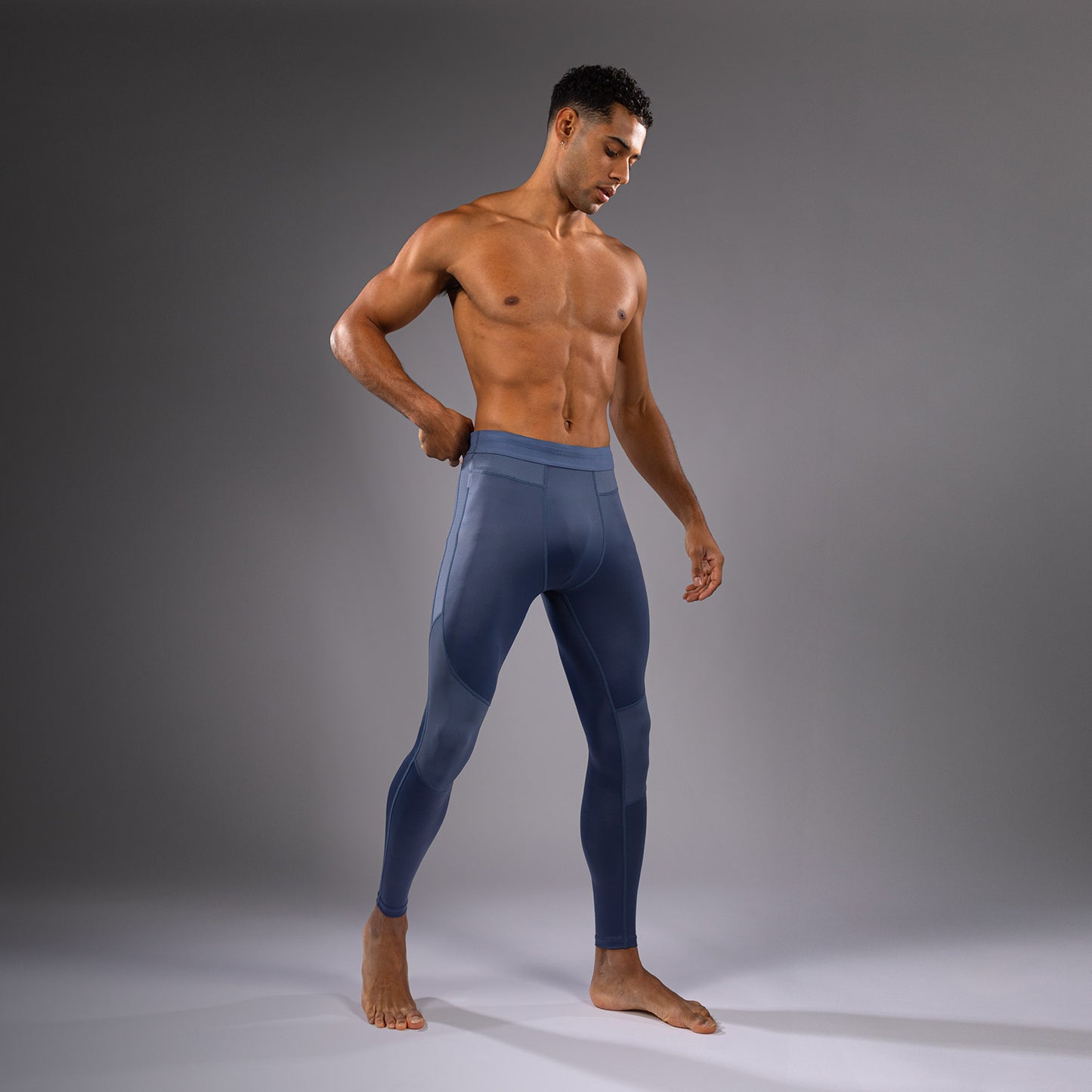 Venum G-Fit Air 男士紧身裤 – 雾蓝色