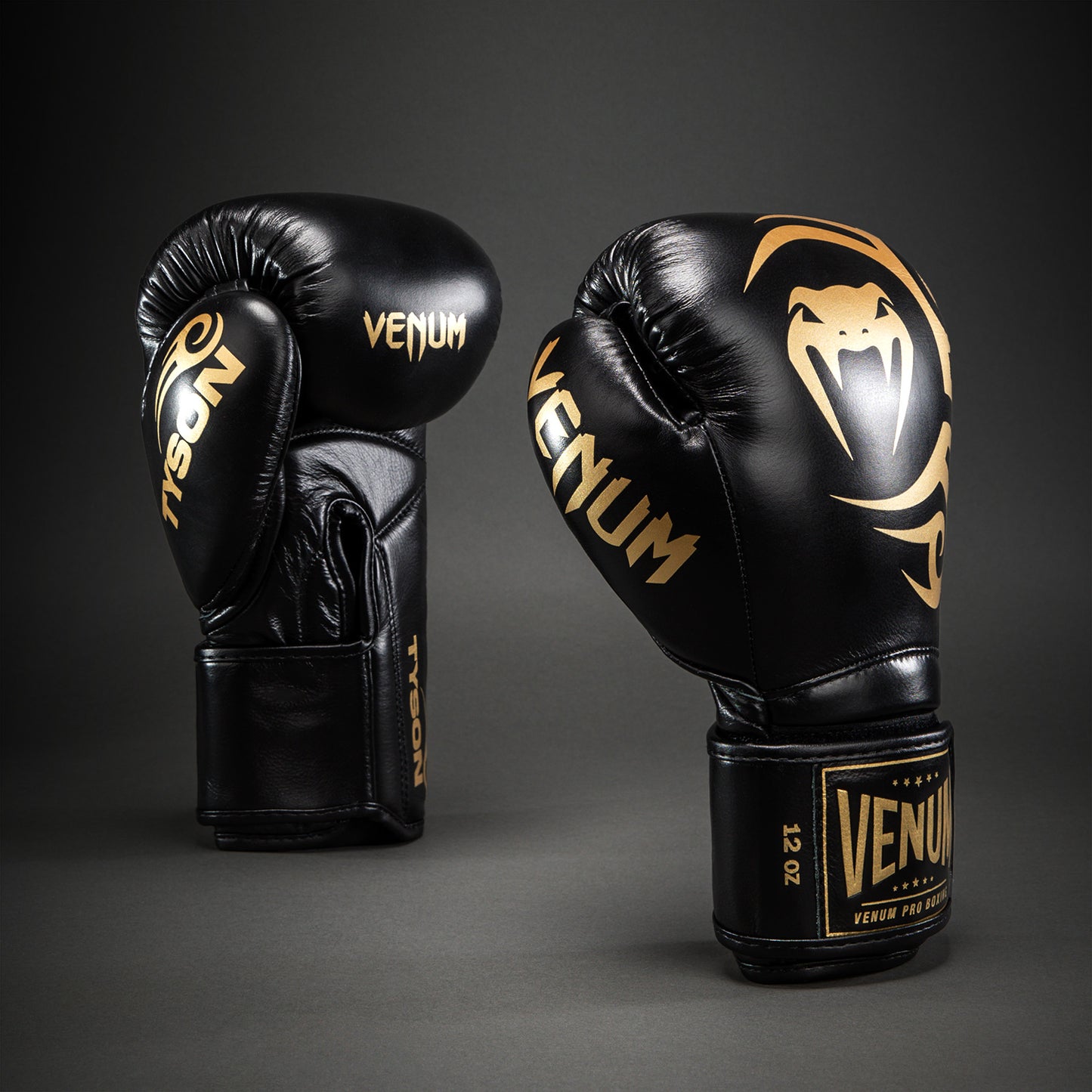 Venum Giant 2.0 Mike Tyson Pro 拳击手套 – 黑色/金色