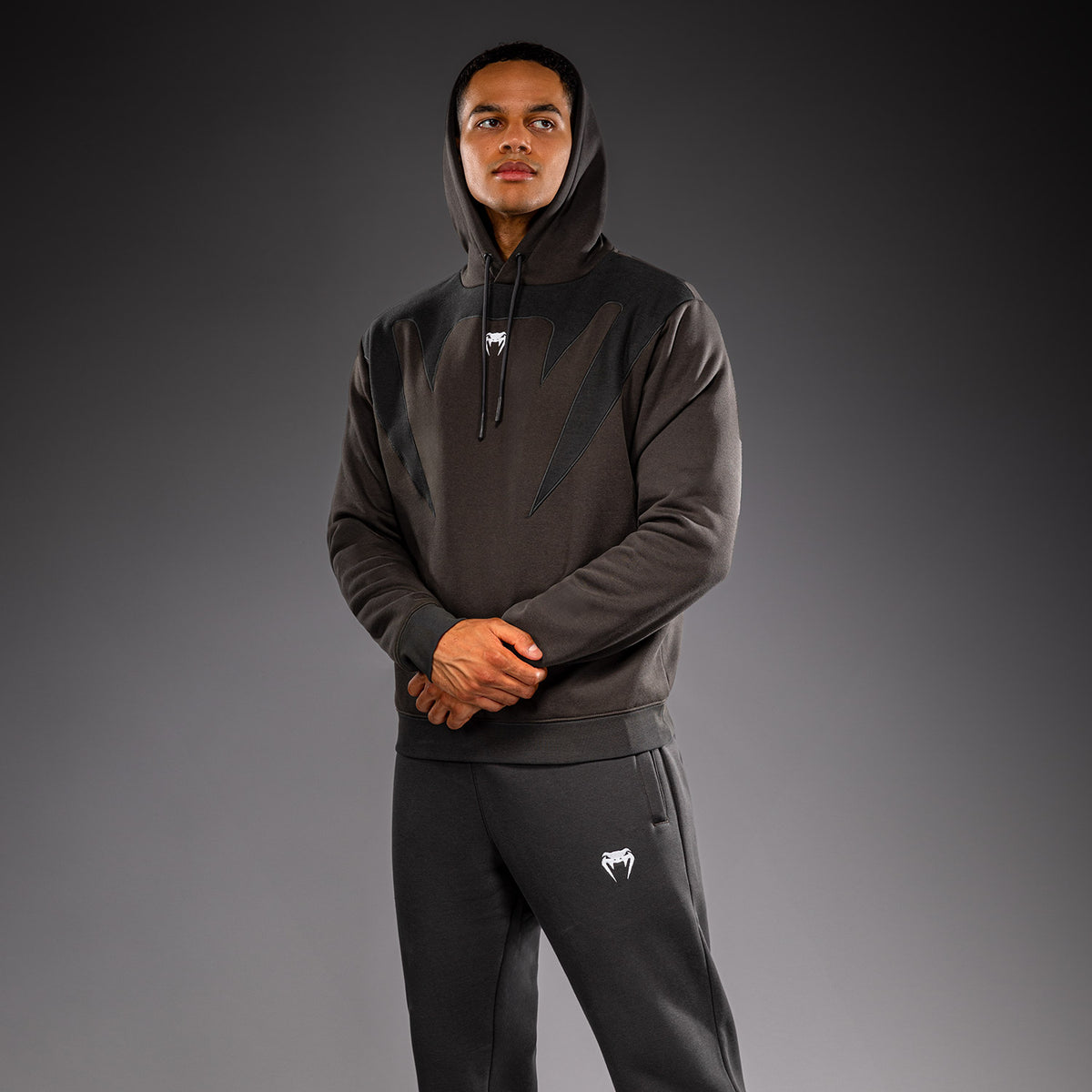 Venum Attack Fleece & Weave 连帽衫 - 灰色