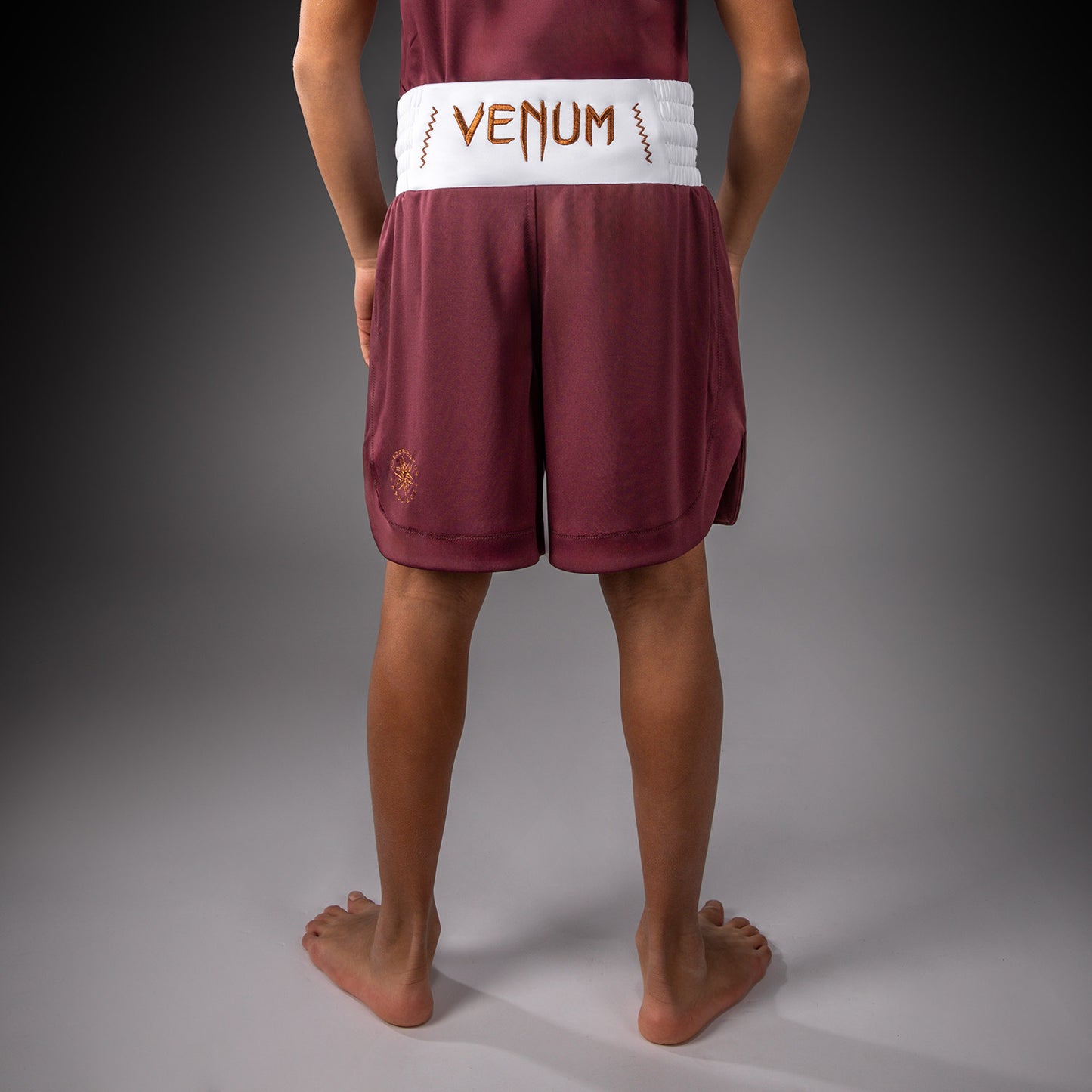 Venum Classic 儿童拳击短裤 – 酒红色