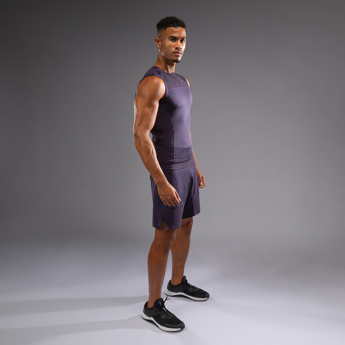 Venum G-Fit Air 男士无袖紧身防磨衣 – 深紫色