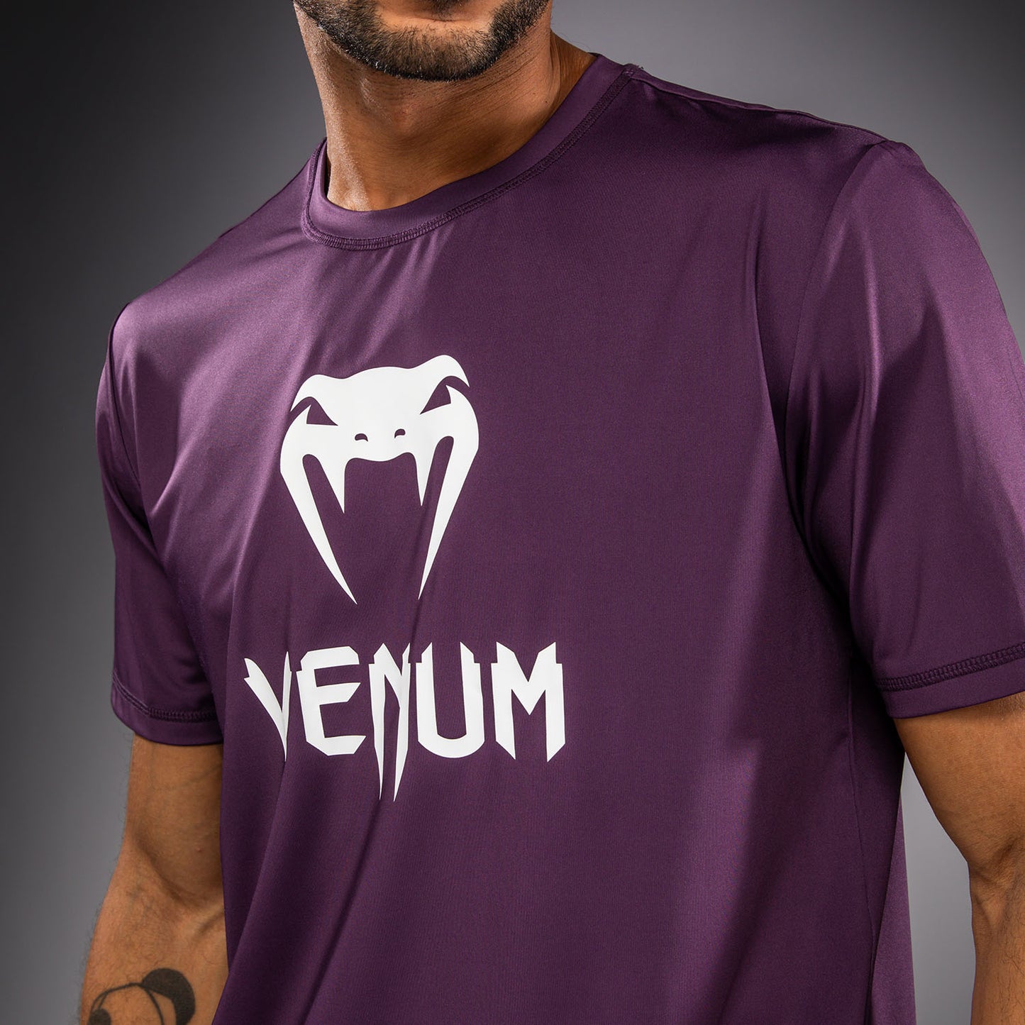 Venum Classic Dry Tech T恤 - 深紫色