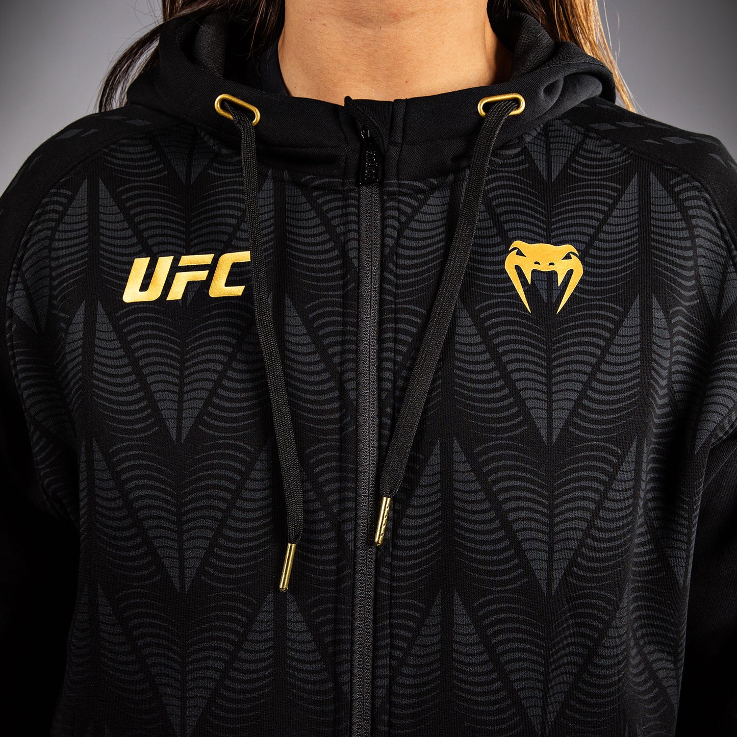 Women's UFC Zenith by Venum Replica 冠军拉链连帽衫