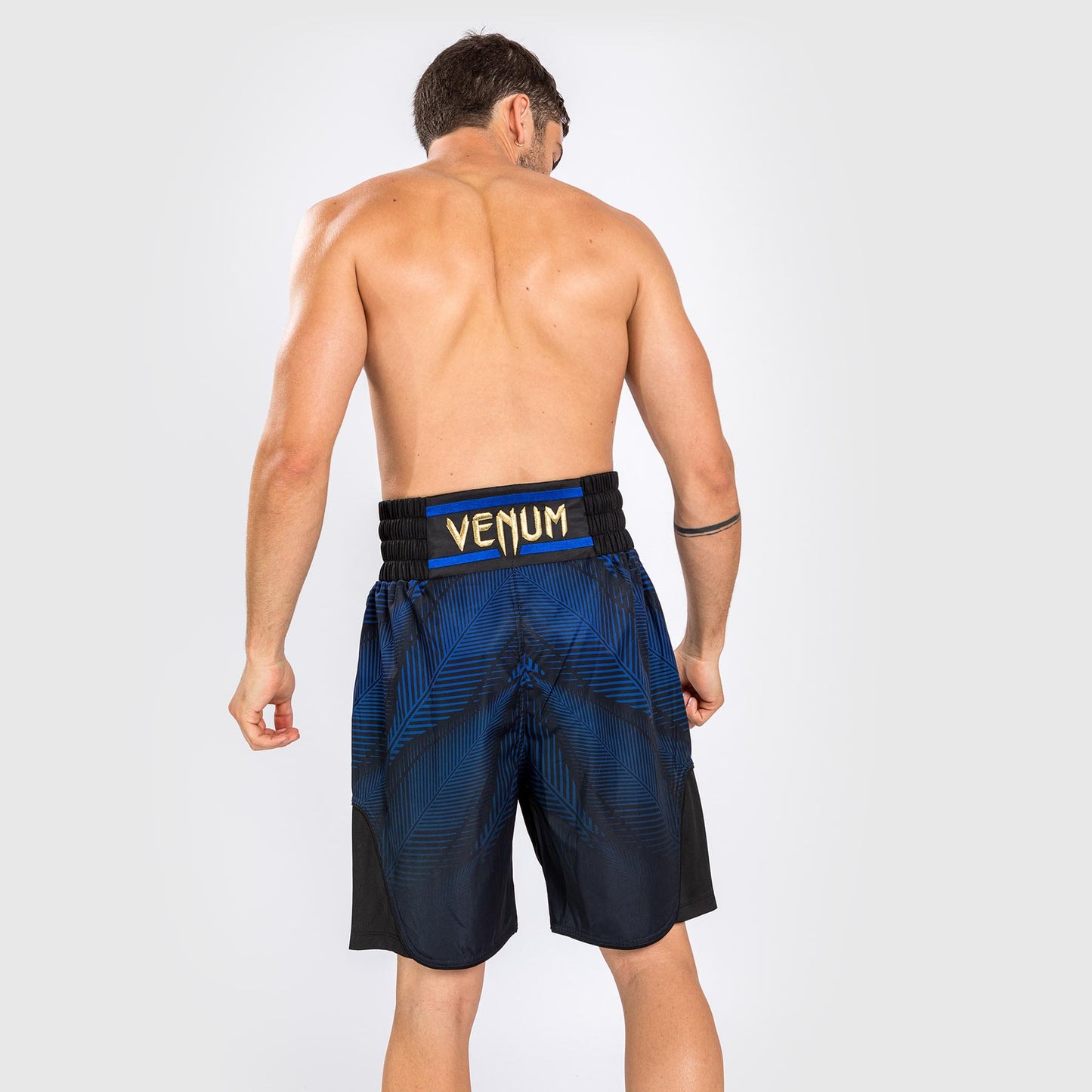 Venum Phantom Loma 拳击短裤 – 黑色/蓝色