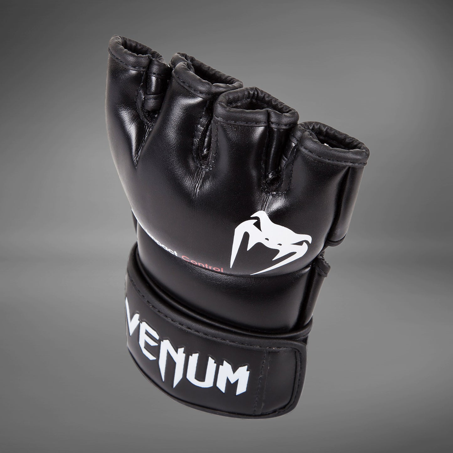Venum Impact MMA手套 – Skintex皮革 – 黑色