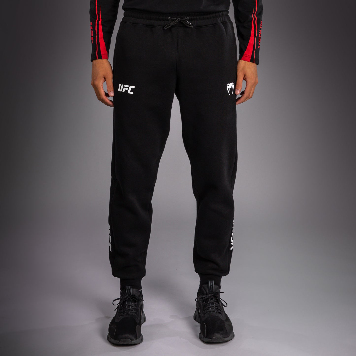 Venum UFC Unity by Venum Authentic Fight Week 男子棉质长裤 - 黑色
