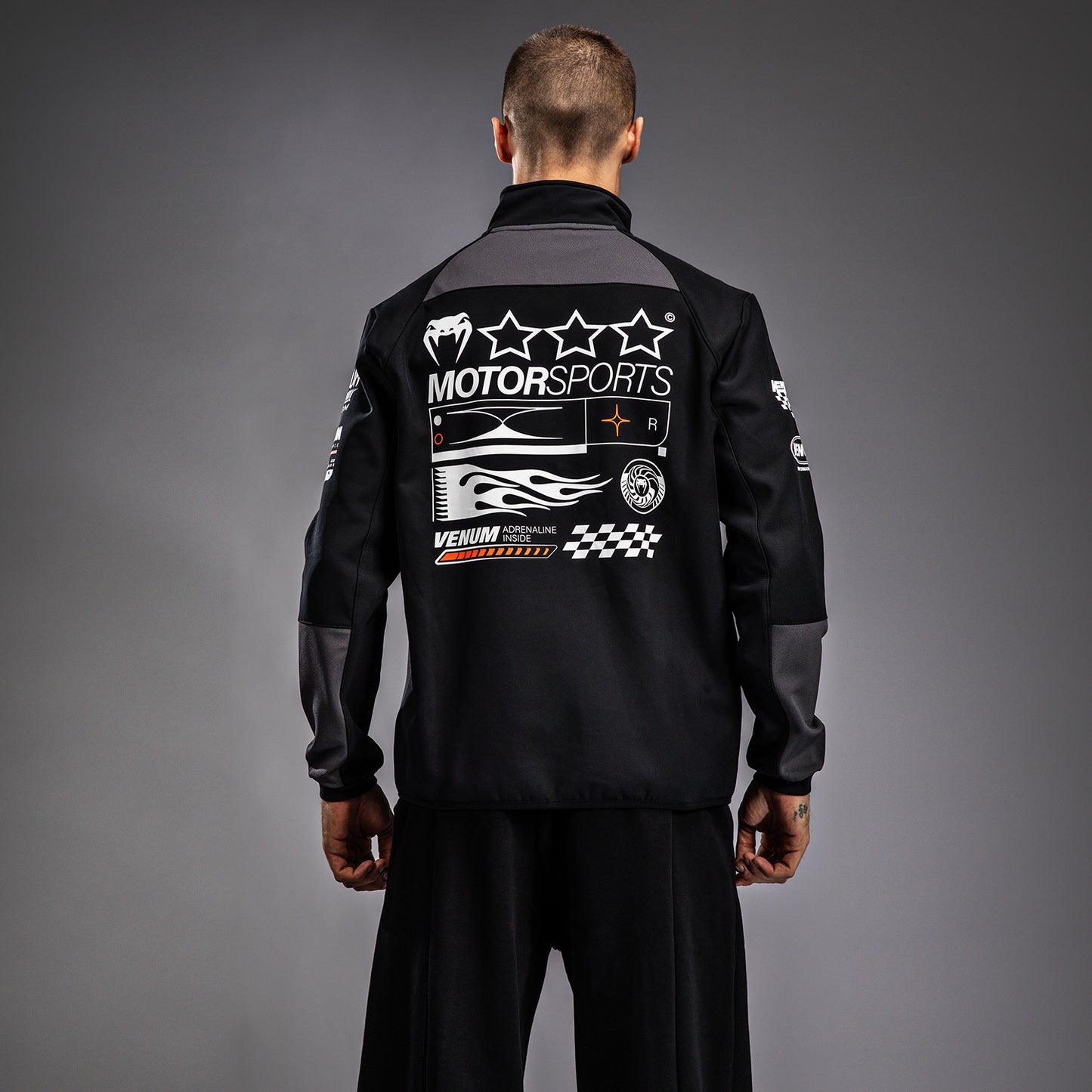 Venum Motorsport 软壳夹克 – 深黑色