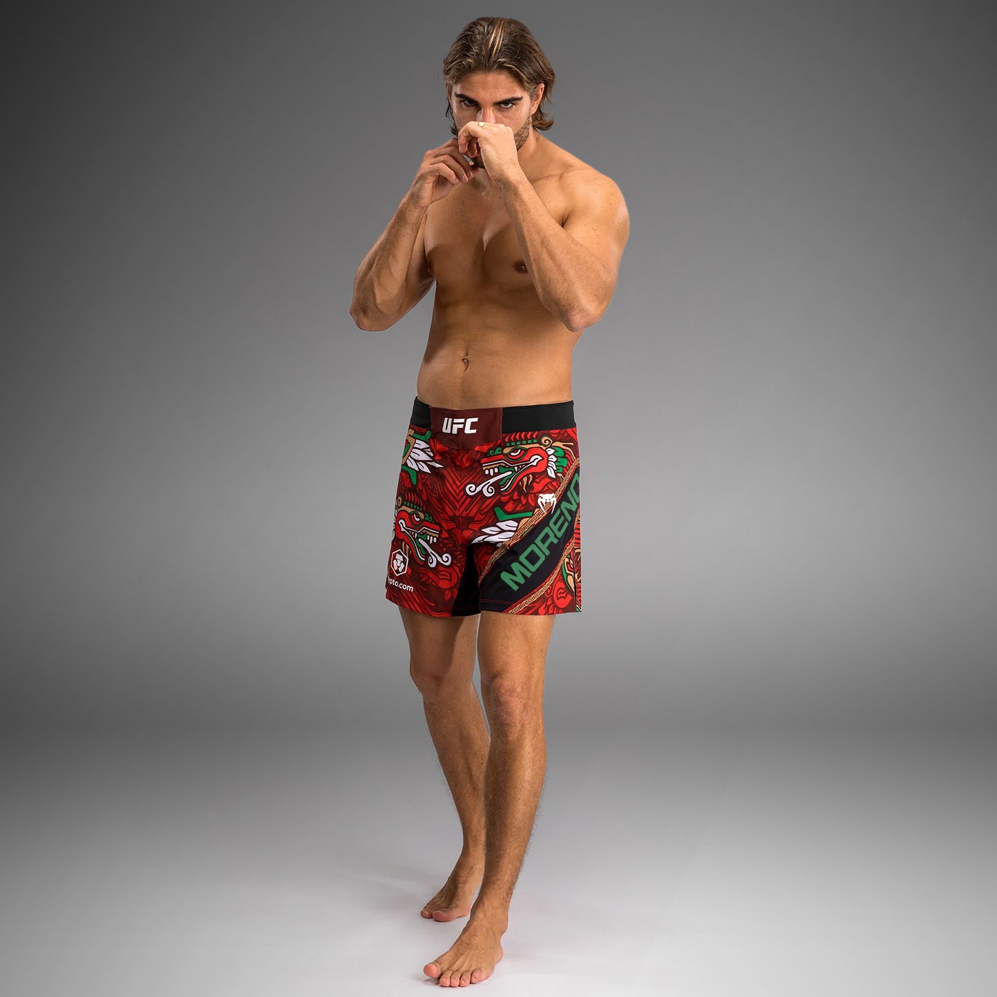 Men’s UFC Unrivaled by Venum 红色Brandon Moreno 短款格斗短裤