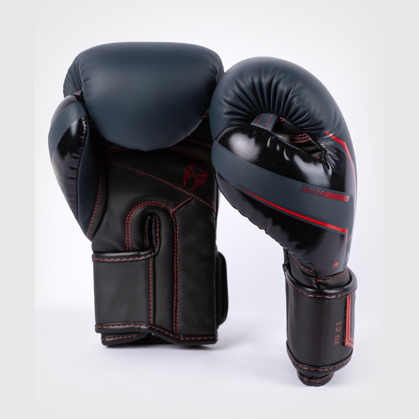Venum Elite Evo 拳击手套 – 藏青色/黑色/红色