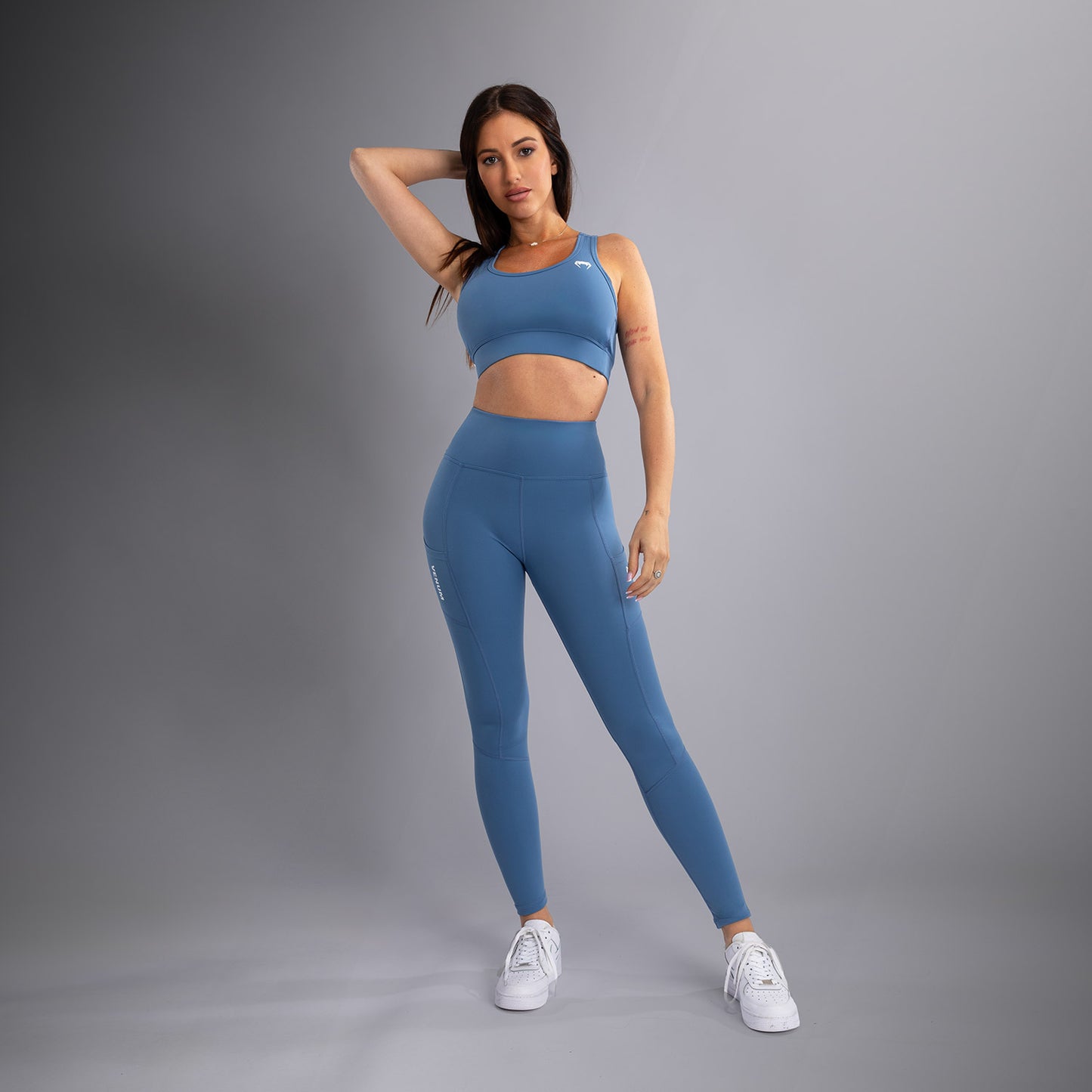 Venum Essential 女士紧身裤 – 风暴蓝