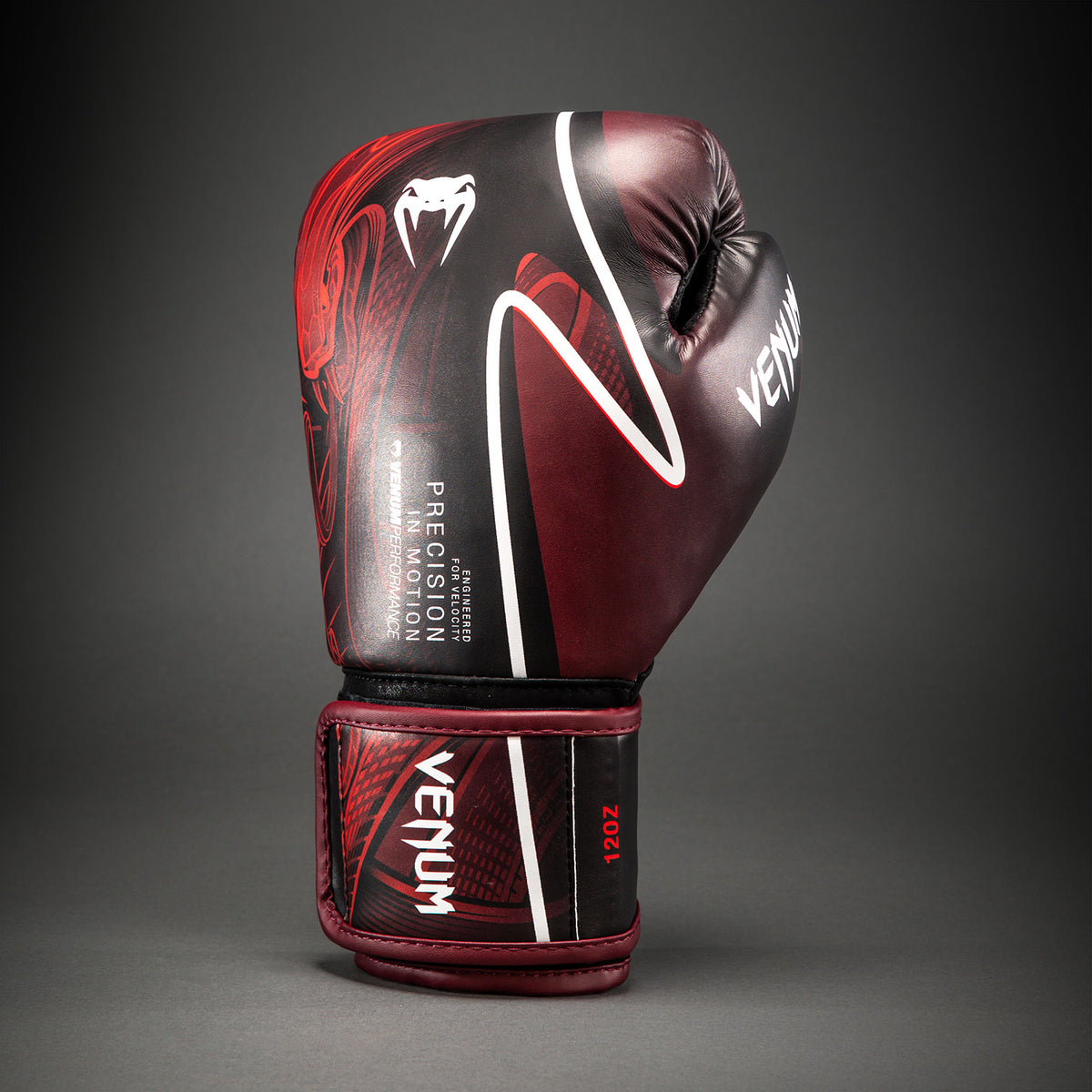 Venum Crimson Viper 2.0 Impact 拳击手套 - 黑色/红色